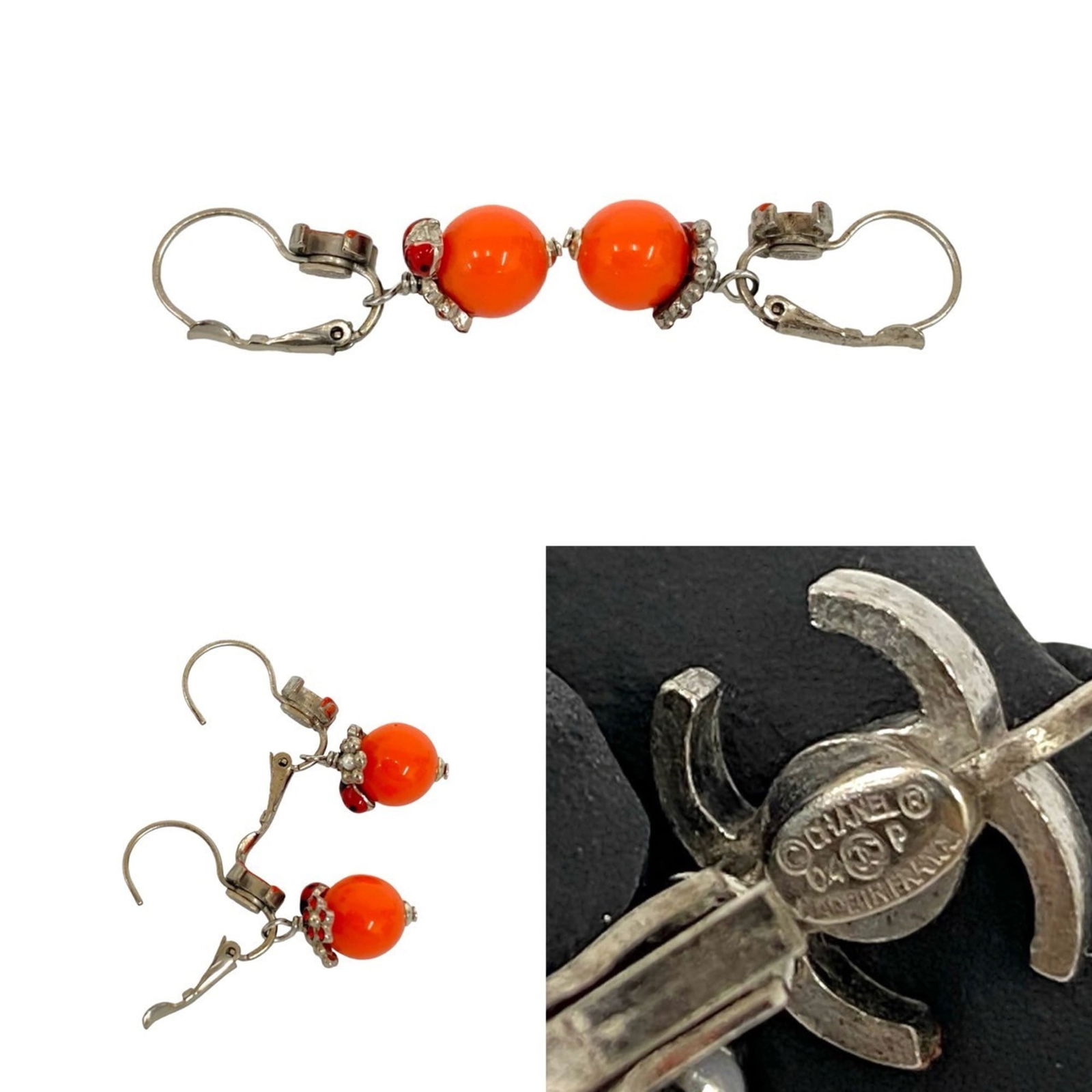 Plating Chanel Stud Earrings Gold - 2