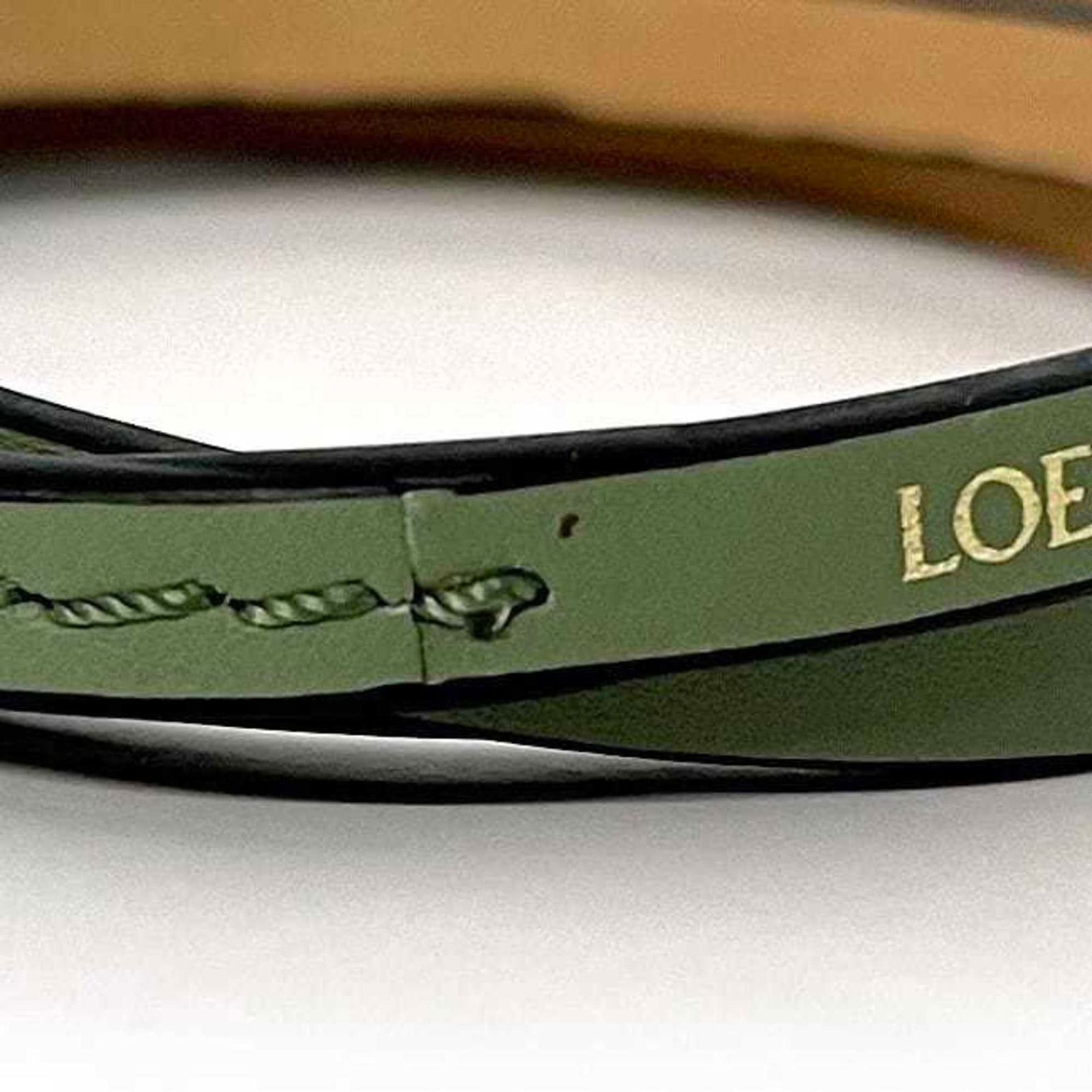 Leather Loewe Charm Bracelet - 9