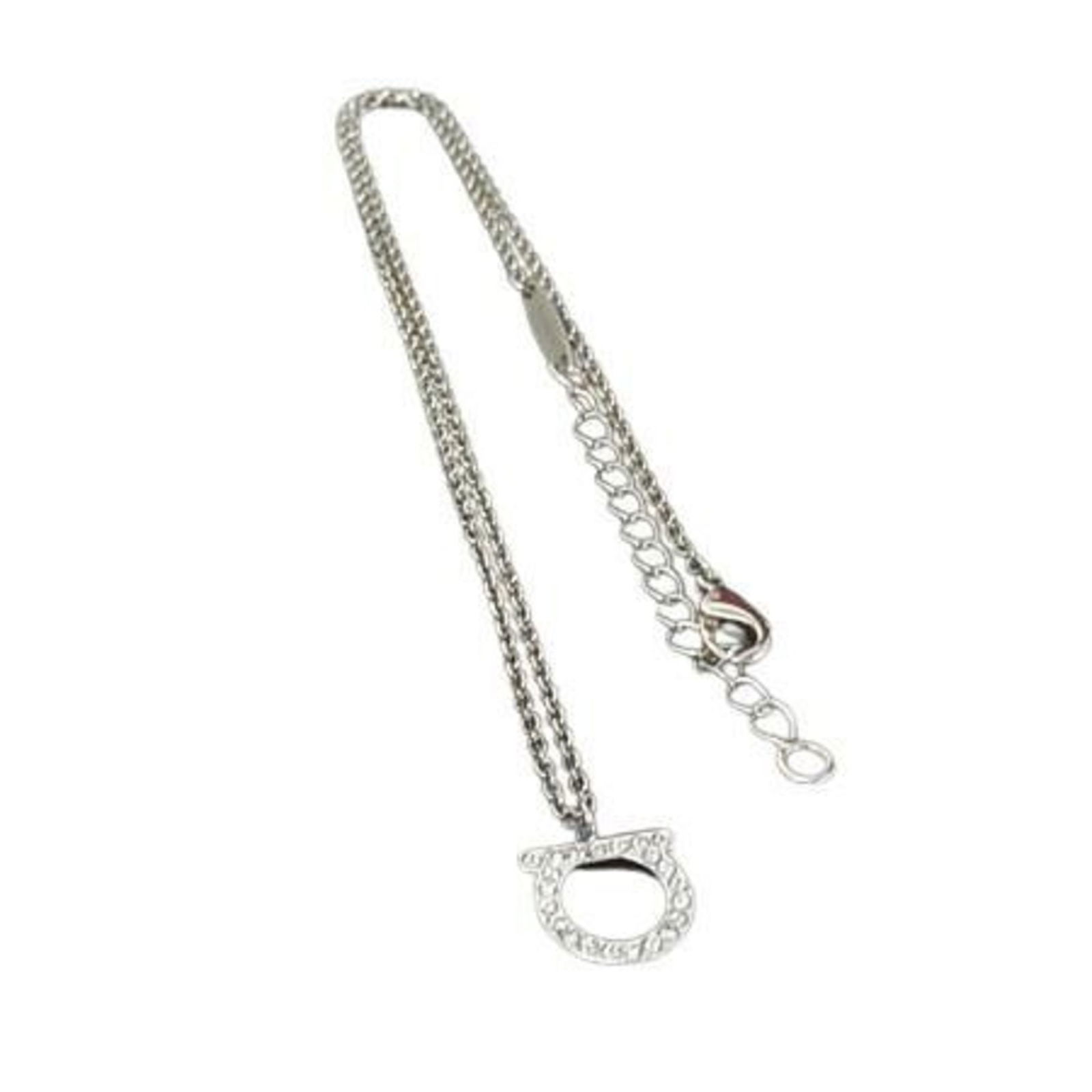 women Salvatore Ferragamo Gancini necklace in silver metal with rhinestones for: women Salvatore Ferragamo Gancini necklace in silver metal with rhinestones for This listing features women Salvatore Ferragamo Gancini necklace in silver metal with rhinestones for. Item specifics ar