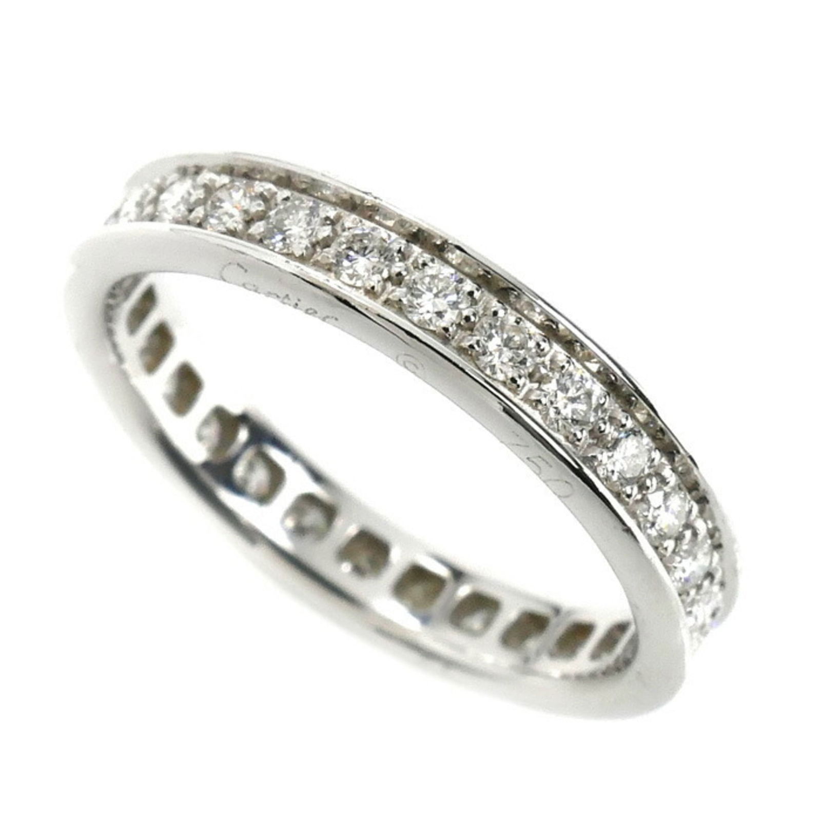 (18K) Cartier Band Ring White Gold: (18K) Cartier Band Ring White Gold This listing features (18K) Cartier Band Ring White Gold. Item specifics are provided below. Item Specifics: Brand: Cartier Type: Band Ring Gender: Women Color: