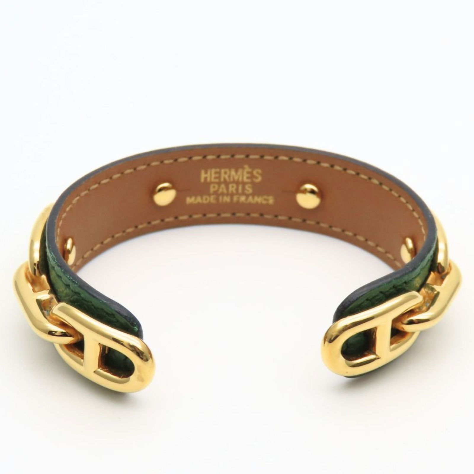 Metal - Hermes Bangle Leather - 4