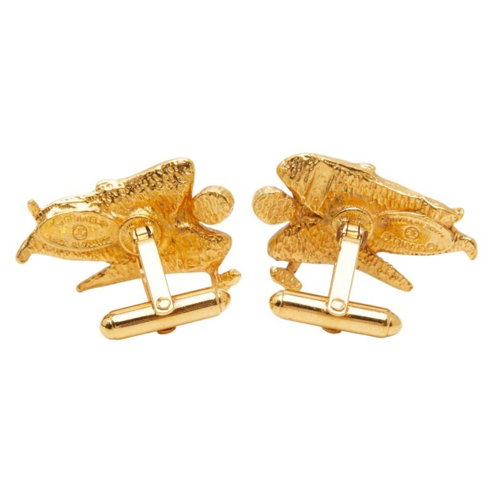 Plating Chanel Cufflinks Gold - 3