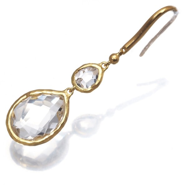 Gold Gucci Single Earring Quartz Drop Hook Textured 18K 750 Yellow: Gold Gucci Single Earring Quartz Drop Hook Textured 18K 750 Yellow This listing features Gold Gucci Single Earring Quartz Drop Hook Textured 18K 750 Yellow. Item specifics are provided below. Item