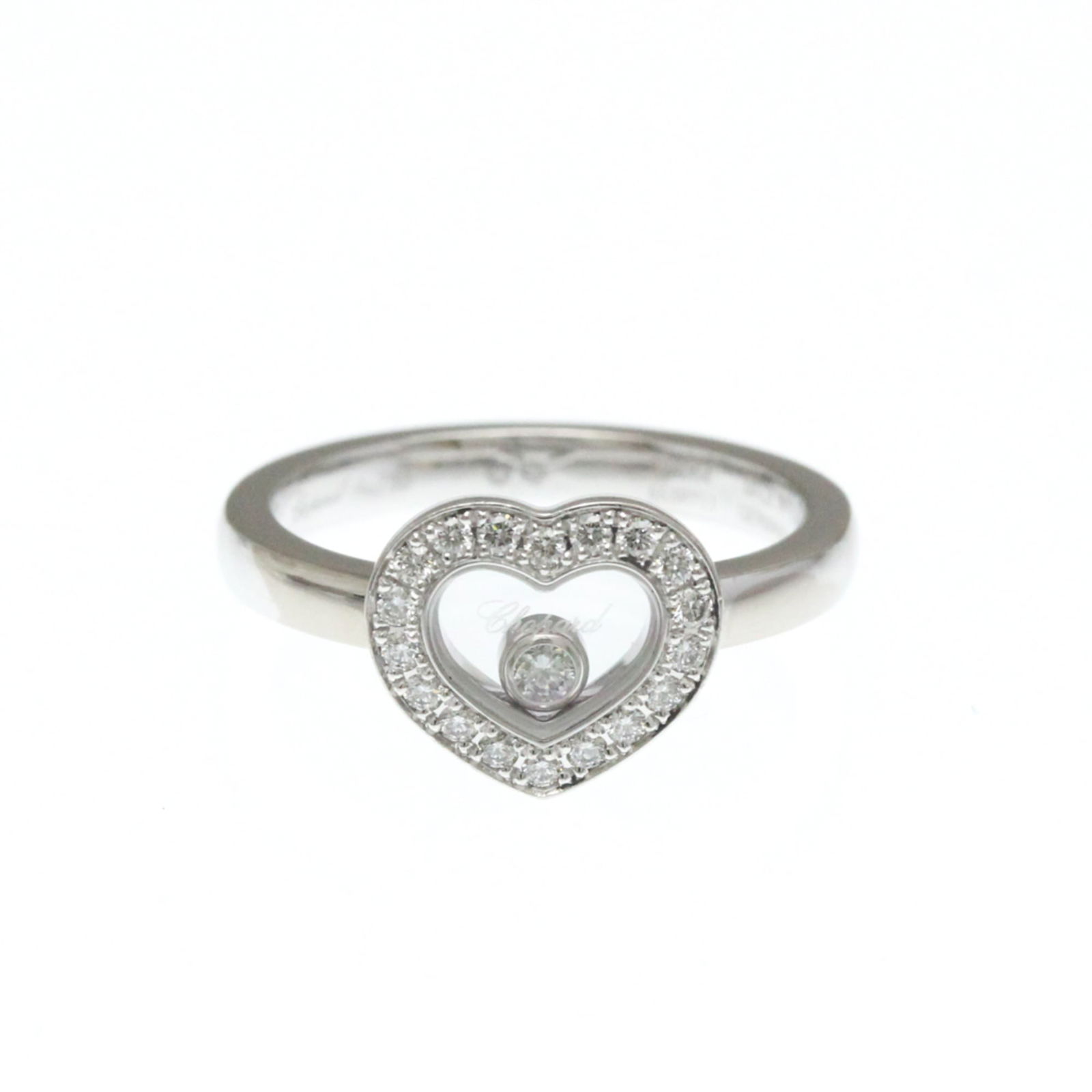 (18K) Chopard Band Ring White Gold (1 of 11)