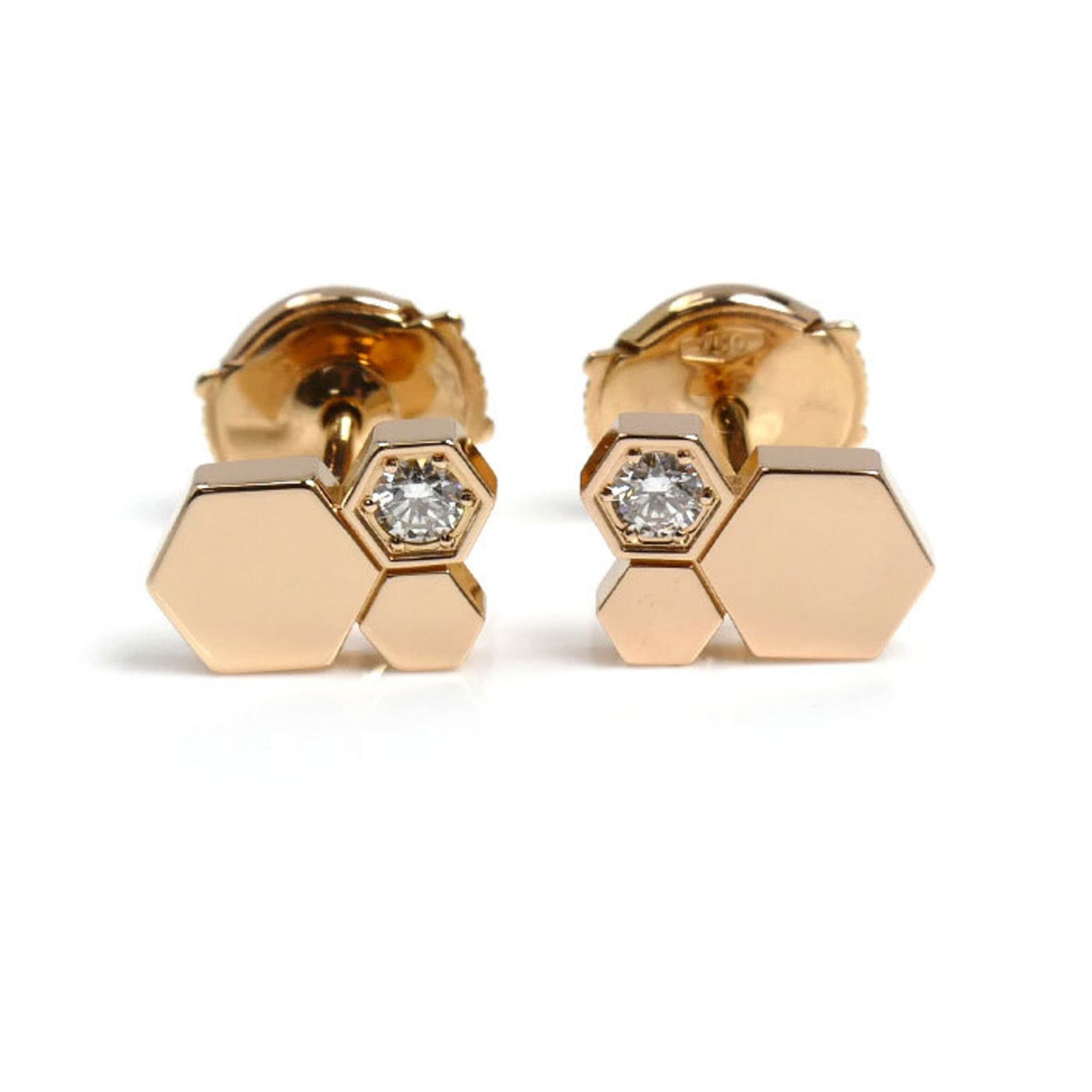 (18K) Chaumet Stud Earrings Pink Gold: (18K) Chaumet Stud Earrings Pink Gold This listing features (18K) Chaumet Stud Earrings Pink Gold. Item specifics are provided below. Item Specifics: Brand: Chaumet Type: Stud Earrings Gender: Women
