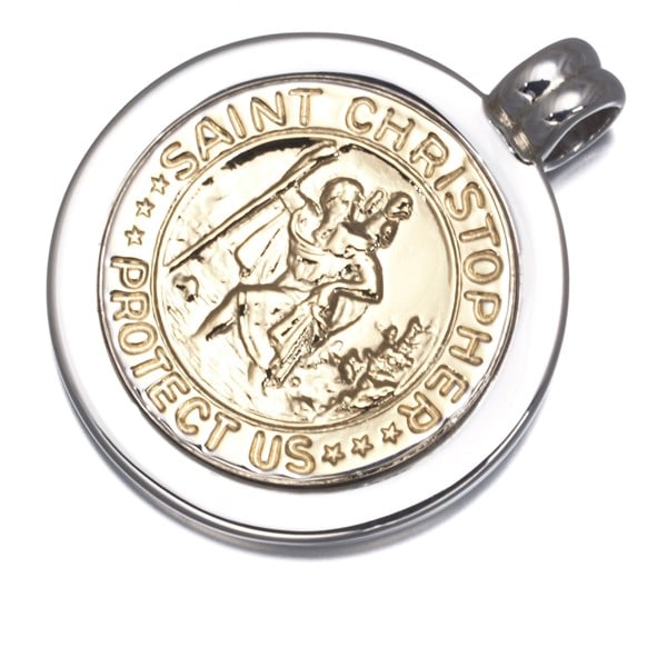Silver Tiffany&Co. Pendant St. Christopher Coin 925 Sterling: Silver Tiffany&Co. Pendant St. Christopher Coin 925 Sterling This listing features Silver Tiffany&Co. Pendant St. Christopher Coin 925 Sterling. Item specifics are provided below. Item Specifics: