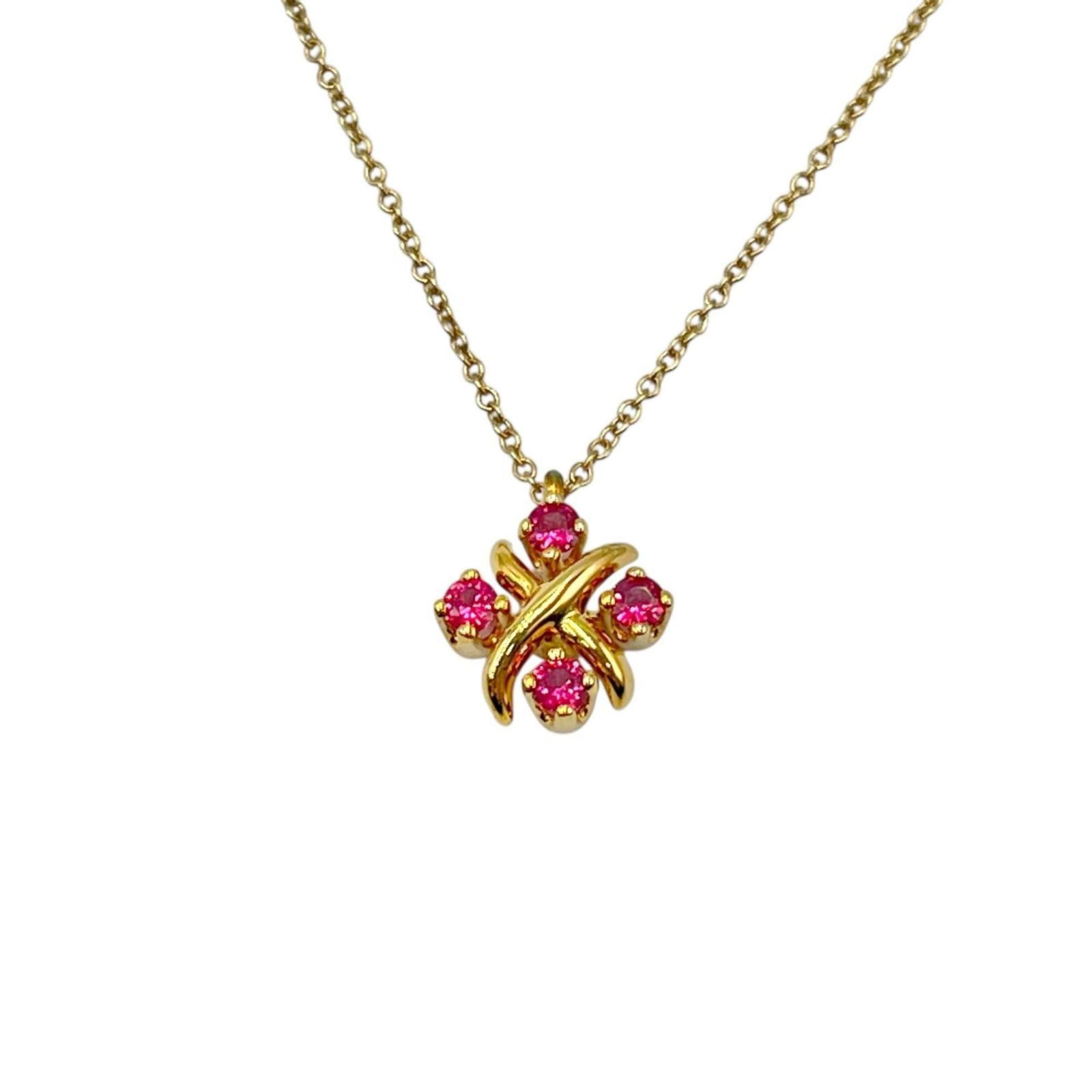 Women Tiffany & Co. Jean Schlumberger Necklace in 18K Yellow Gold with Ruby for: Women Tiffany & Co. Jean Schlumberger Necklace in 18K Yellow Gold with Ruby for This listing features Women Tiffany & Co. Jean Schlumberger Necklace in 18K Yellow Gold with Ruby for. Item specifics