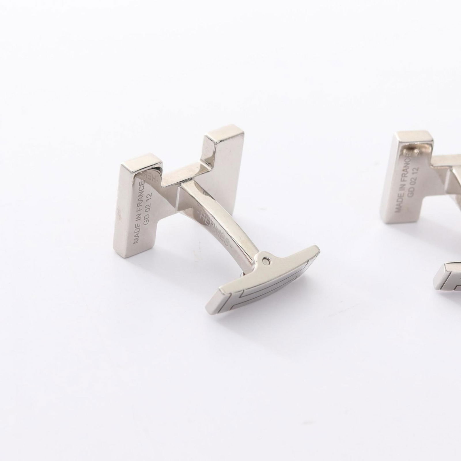 Metal Hermes Cufflinks - 4