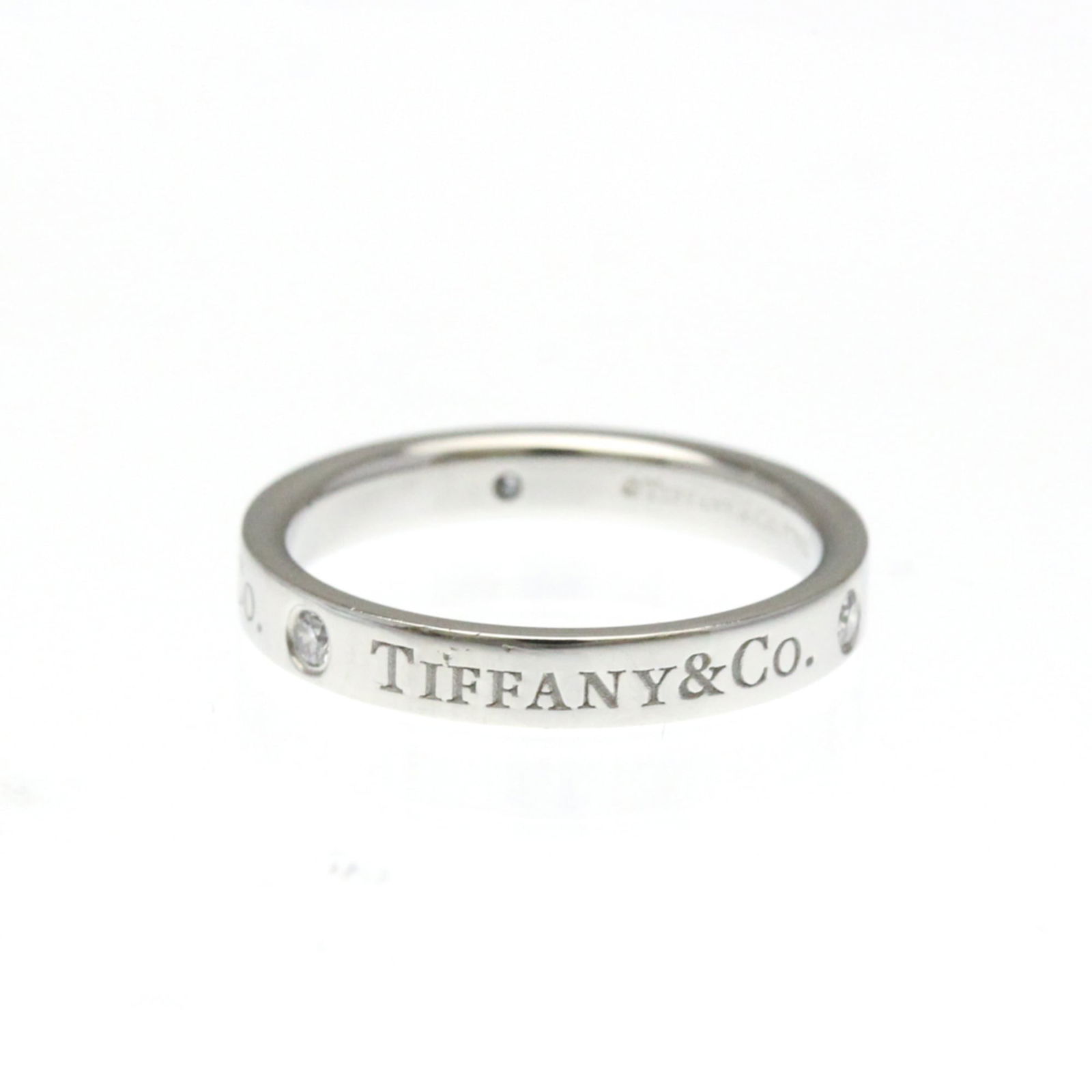 Platinum Tiffany Band Ring - 3