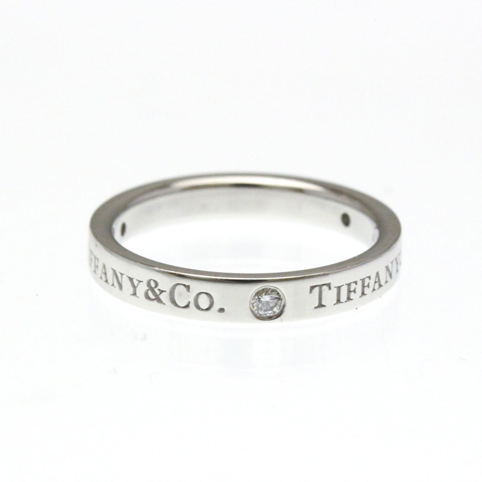 Platinum Tiffany Band Ring - 4