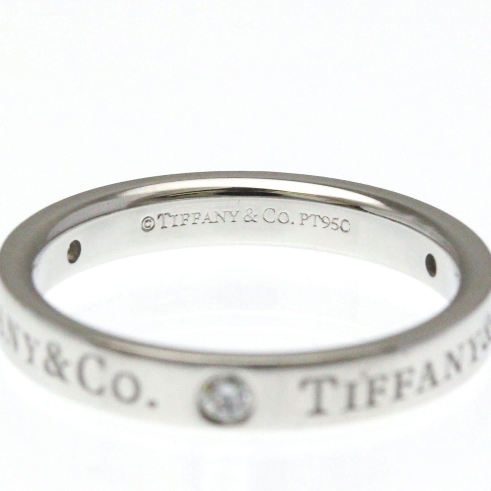 Platinum Tiffany Band Ring - 5