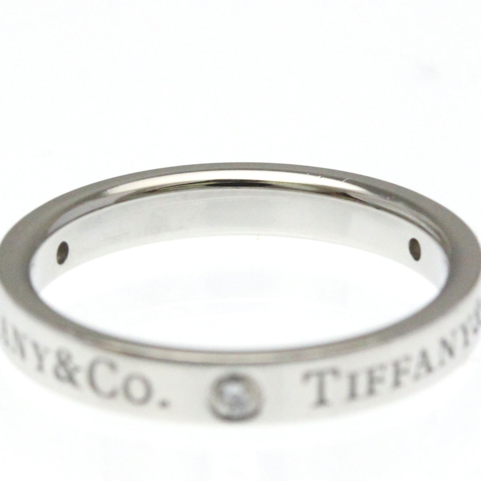 Platinum Tiffany Band Ring - 6