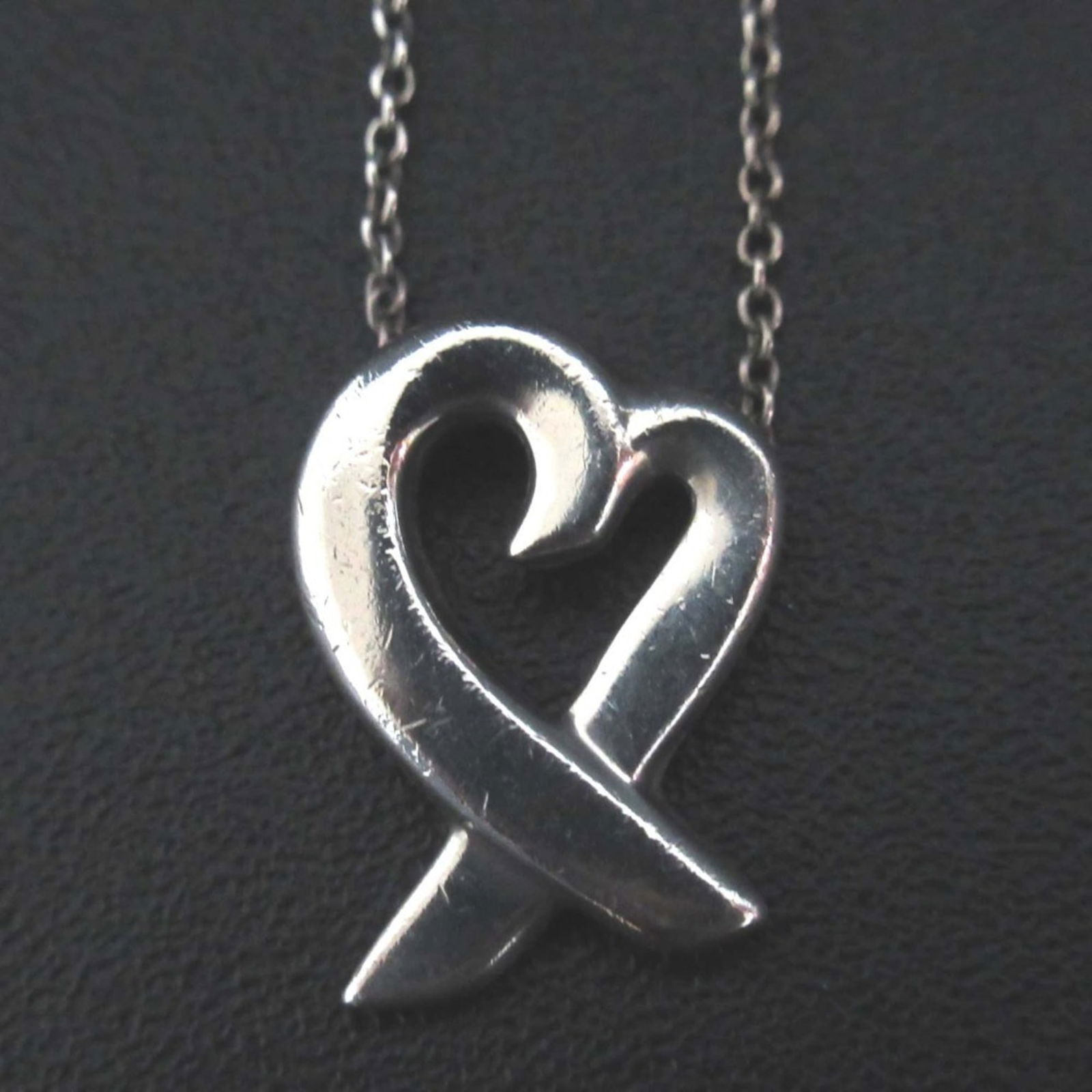 Women Tiffany & Co. Paloma Picasso Loving Heart Necklace in 925 SV Silver for (1 of 7)