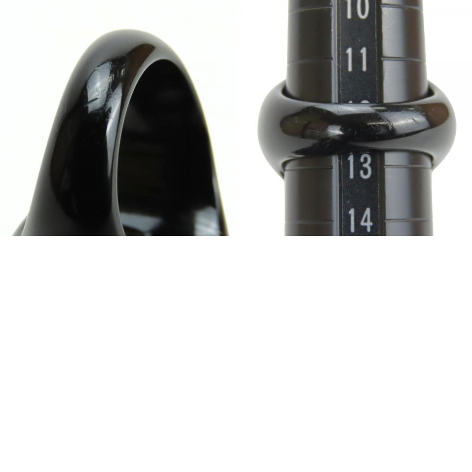 Plastic Chanel Band Ring - 10