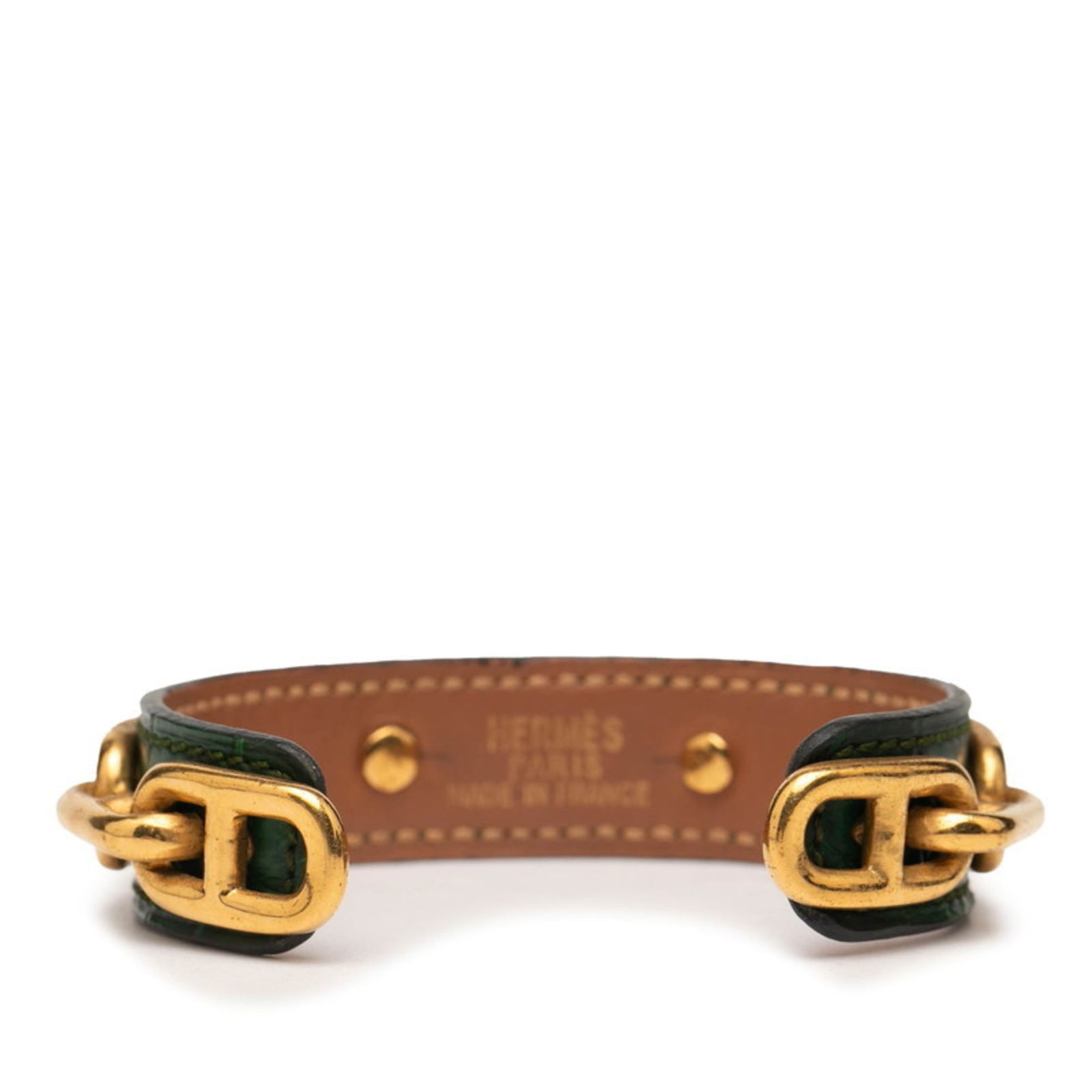 Leather Hermes Bangle - 3