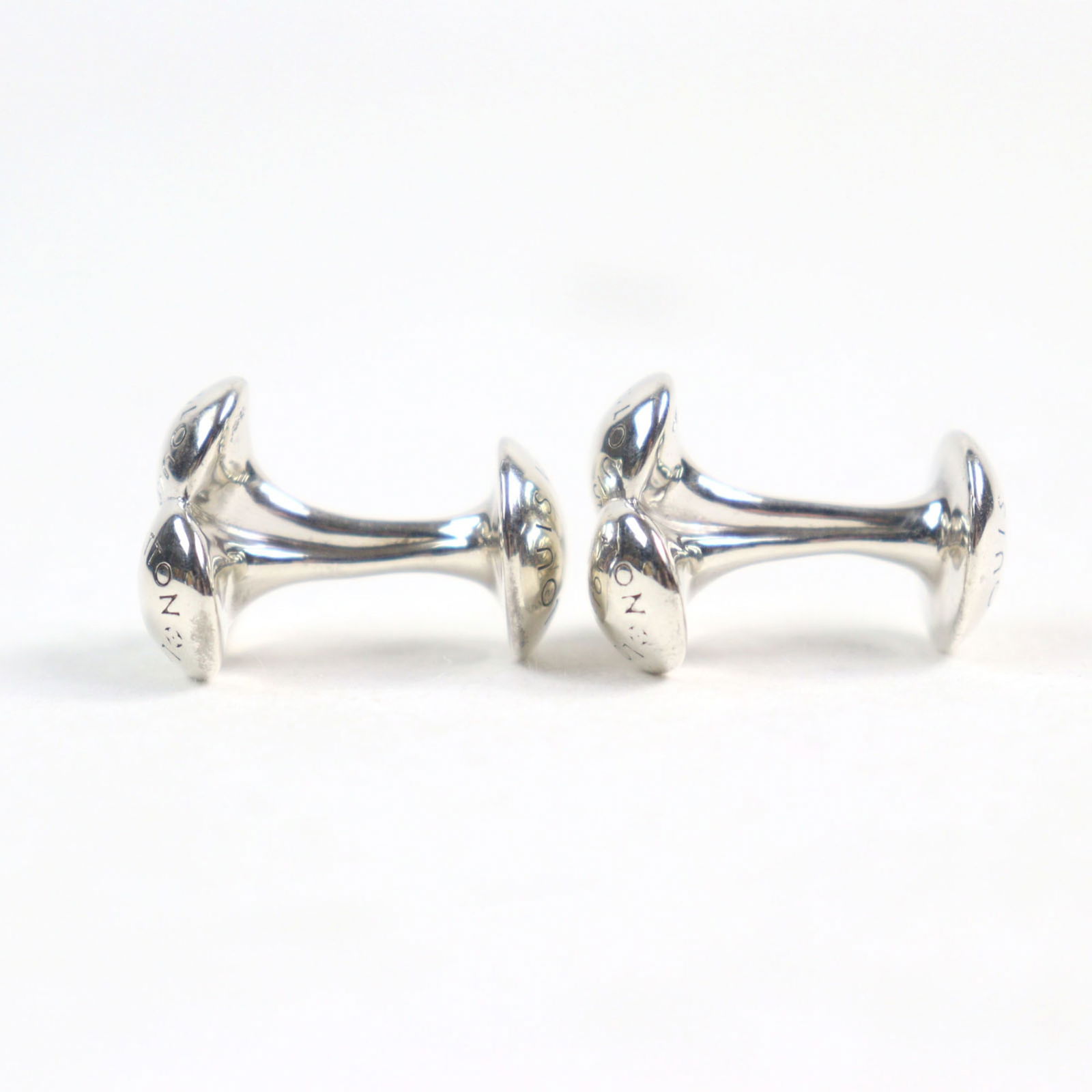 925 Louis Vuitton Stud/ Button Silver - 4