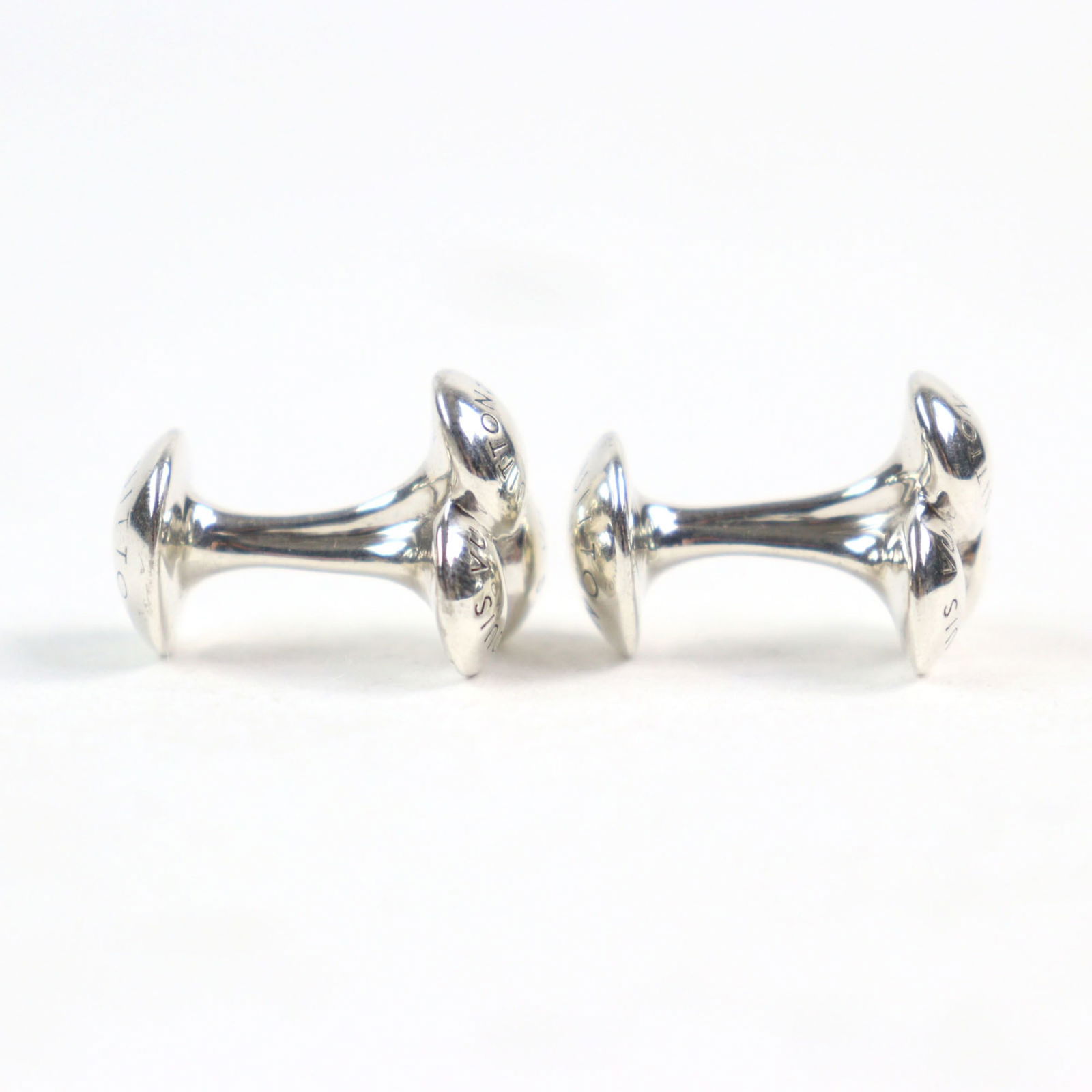 925 Louis Vuitton Stud/ Button Silver - 6