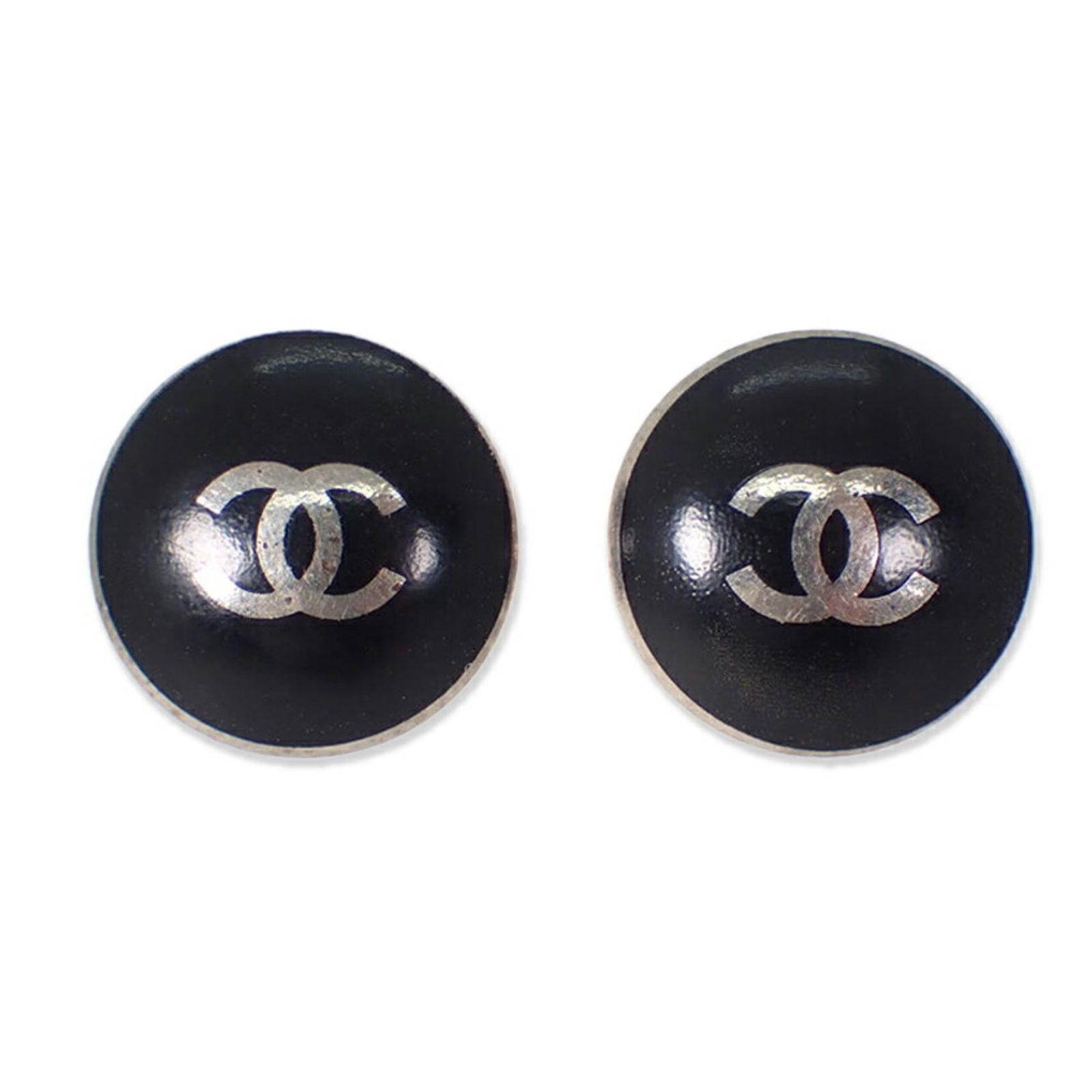 Plating Chanel Stud Earrings Gold - 2