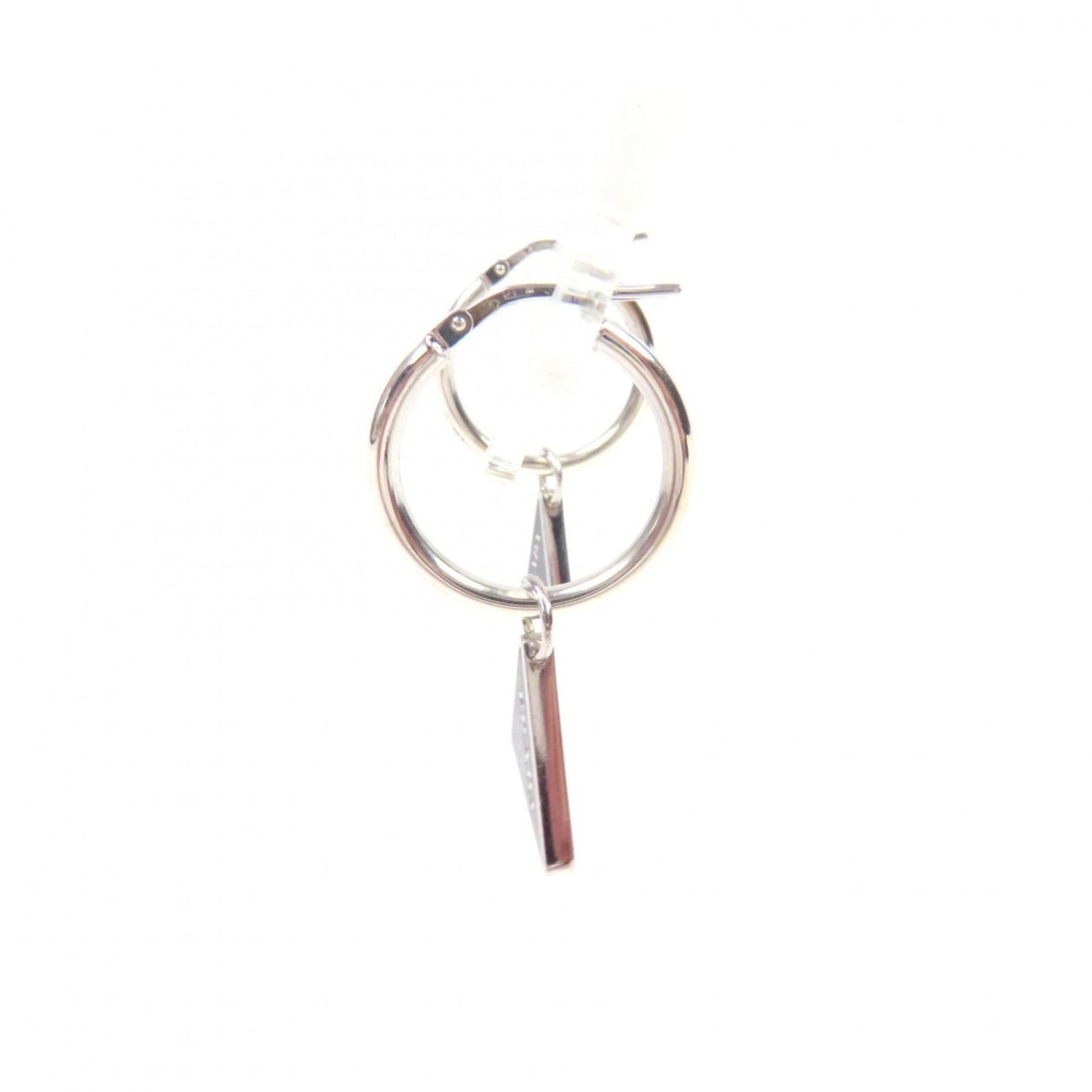 925 Prada Stud Earrings Silver - 2