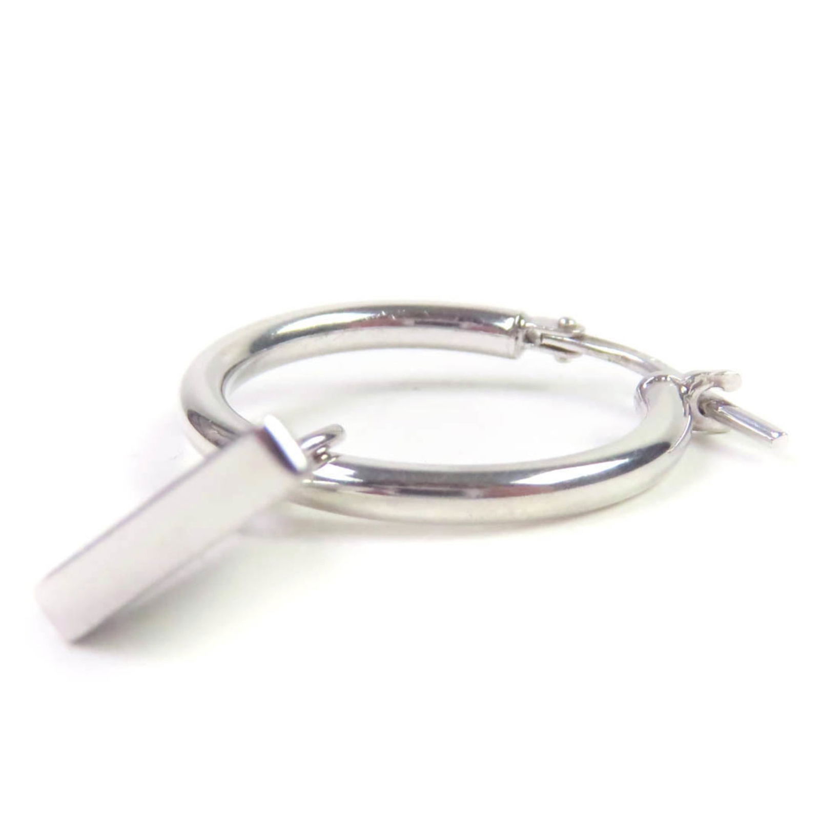 925 Prada Stud Earrings Silver - 4