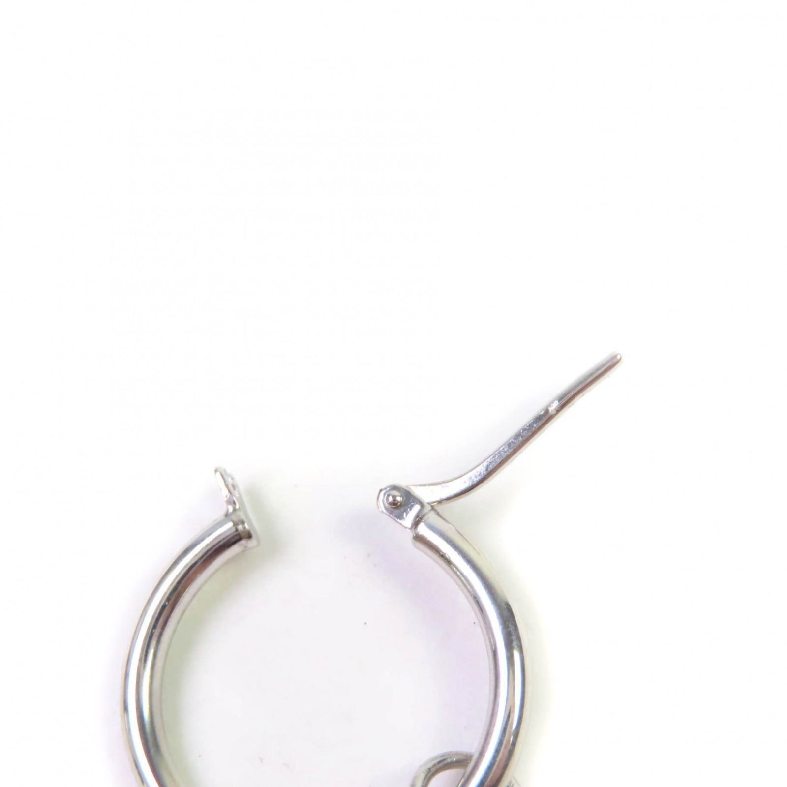 925 Prada Stud Earrings Silver - 7