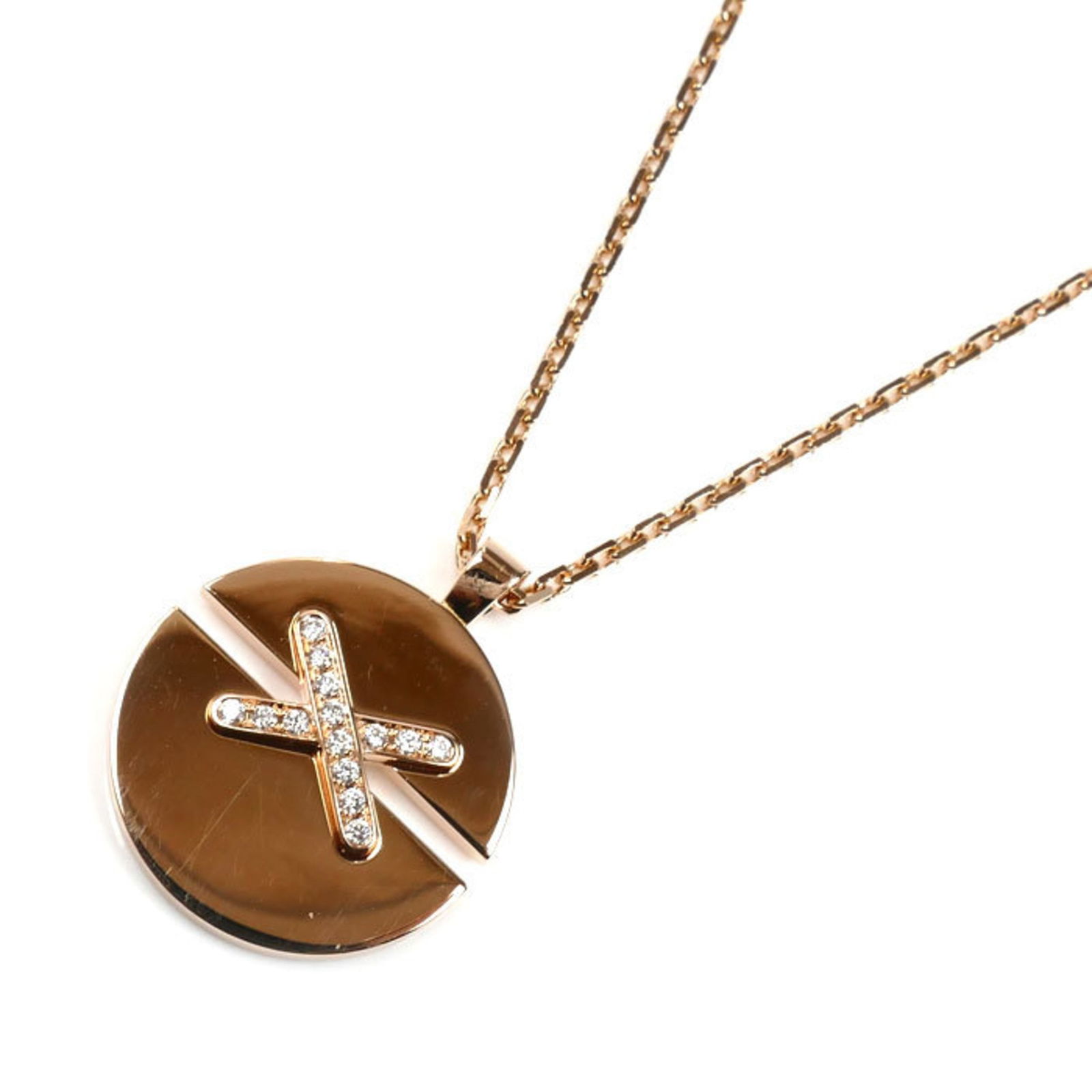 Women's - Chaumet 18KPG Pink Gold Jeux de Liens Harmony Diamond Necklace 084493-000 - 10.9g Diamond: Women's - Chaumet 18KPG Pink Gold Jeux de Liens Harmony Diamond Necklace 084493-000 - 10.9g Diamond - 45/ 50/ 55cm This listing features Women's - Chaumet 18KPG Pink Gold Jeux de Liens Harmony