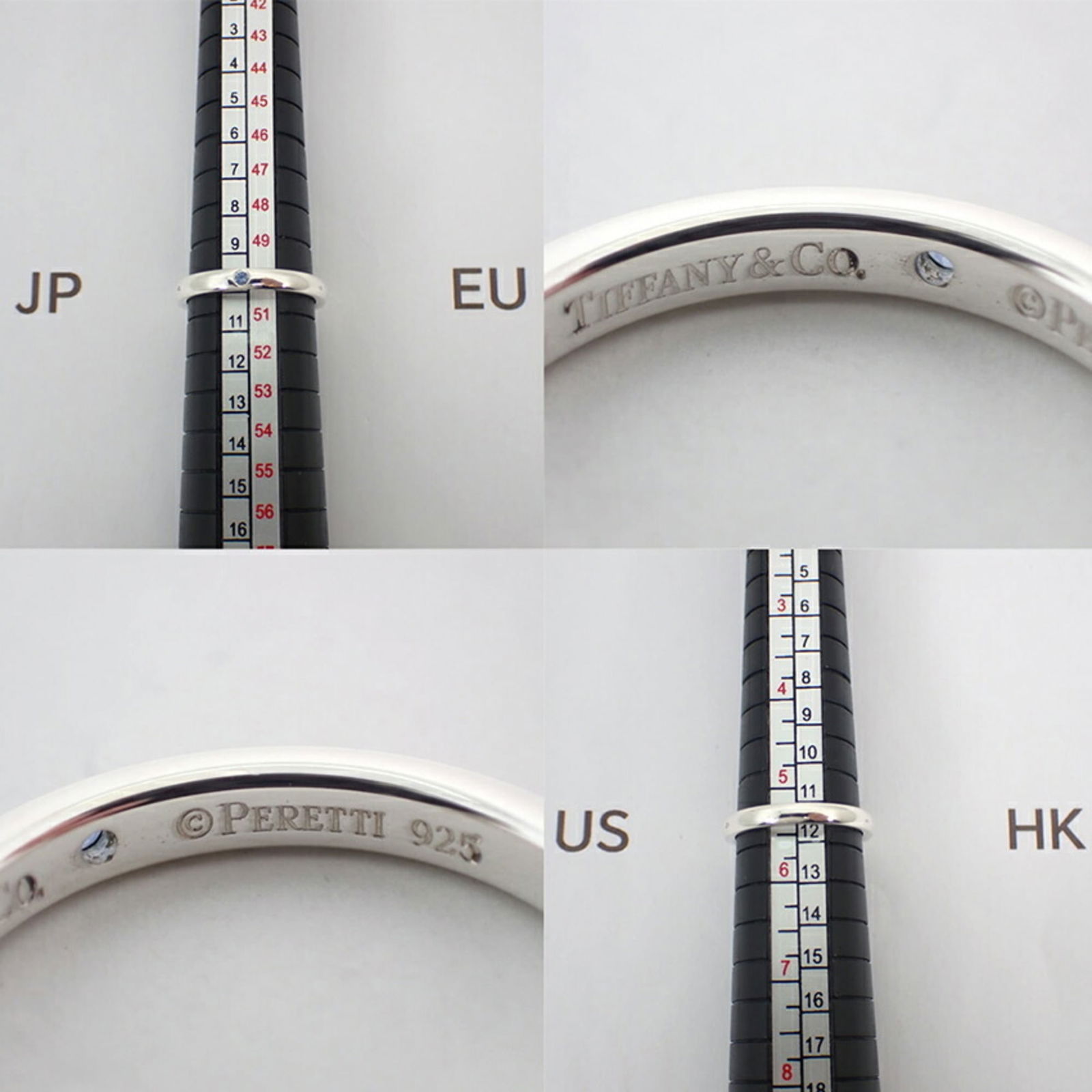 925 Tiffany Band Ring Sterling Silver - 9