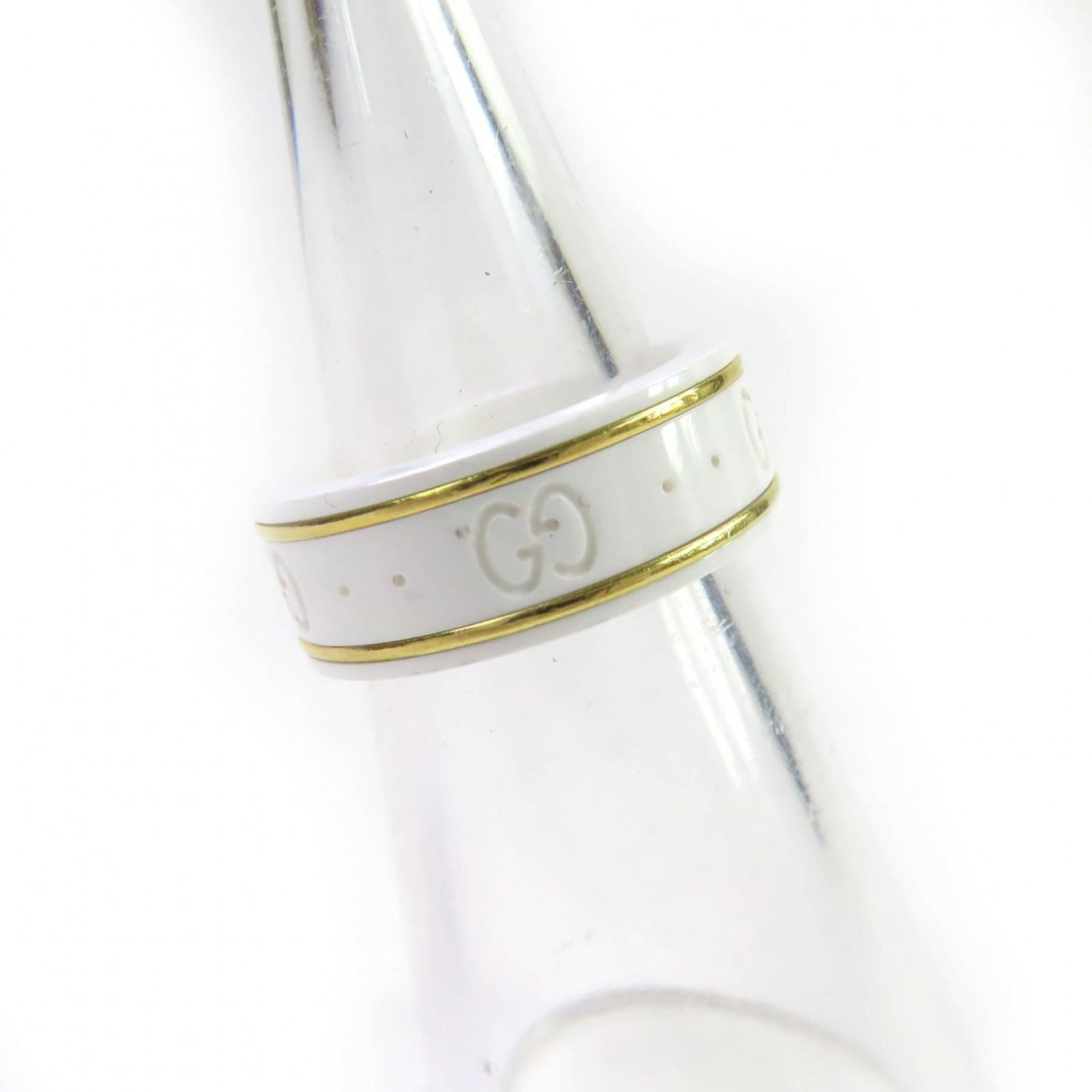 Ceramic Gucci Band Ring - 4