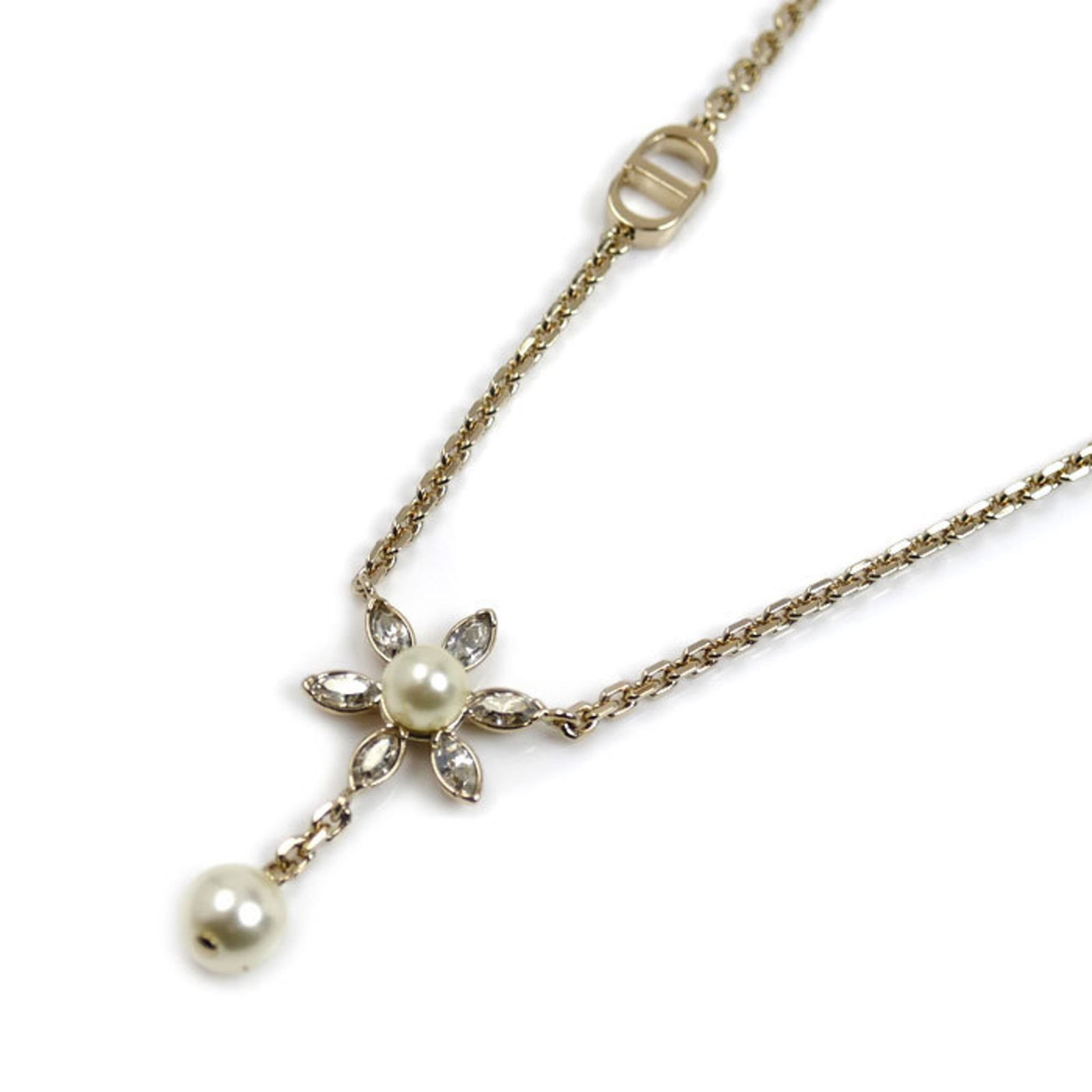 43cm - Christian Dior Women's Metal - Crystal - Resin Pearl Bloom in Necklace N3328WOMCY_D03S: 43cm - Christian Dior Women's Metal - Crystal - Resin Pearl Bloom in Necklace N3328WOMCY_D03S This listing features 43cm - Christian Dior Women's Metal - Crystal - Resin Pearl Bloom in Necklace