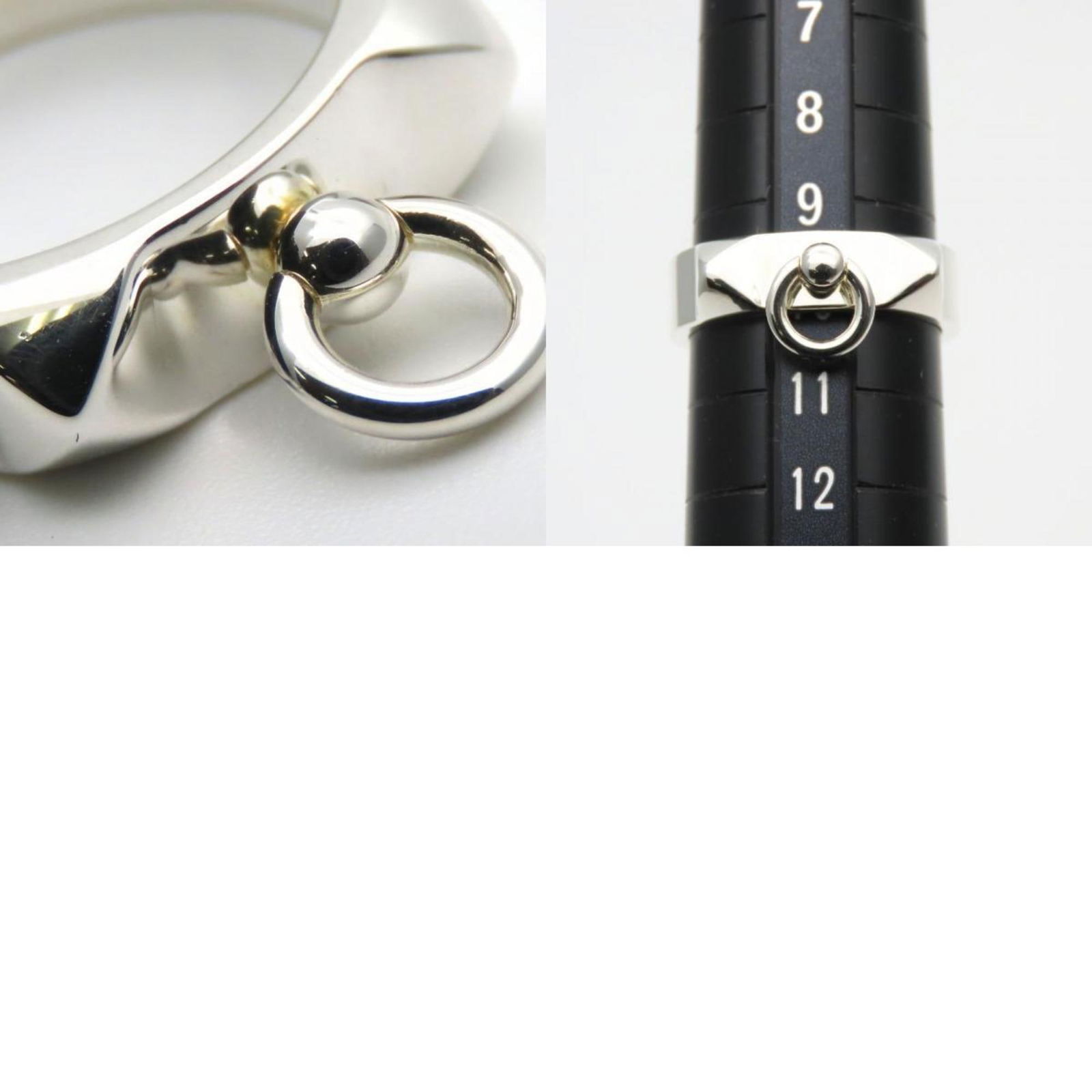 925 Hermes Band Ring Silver - 10