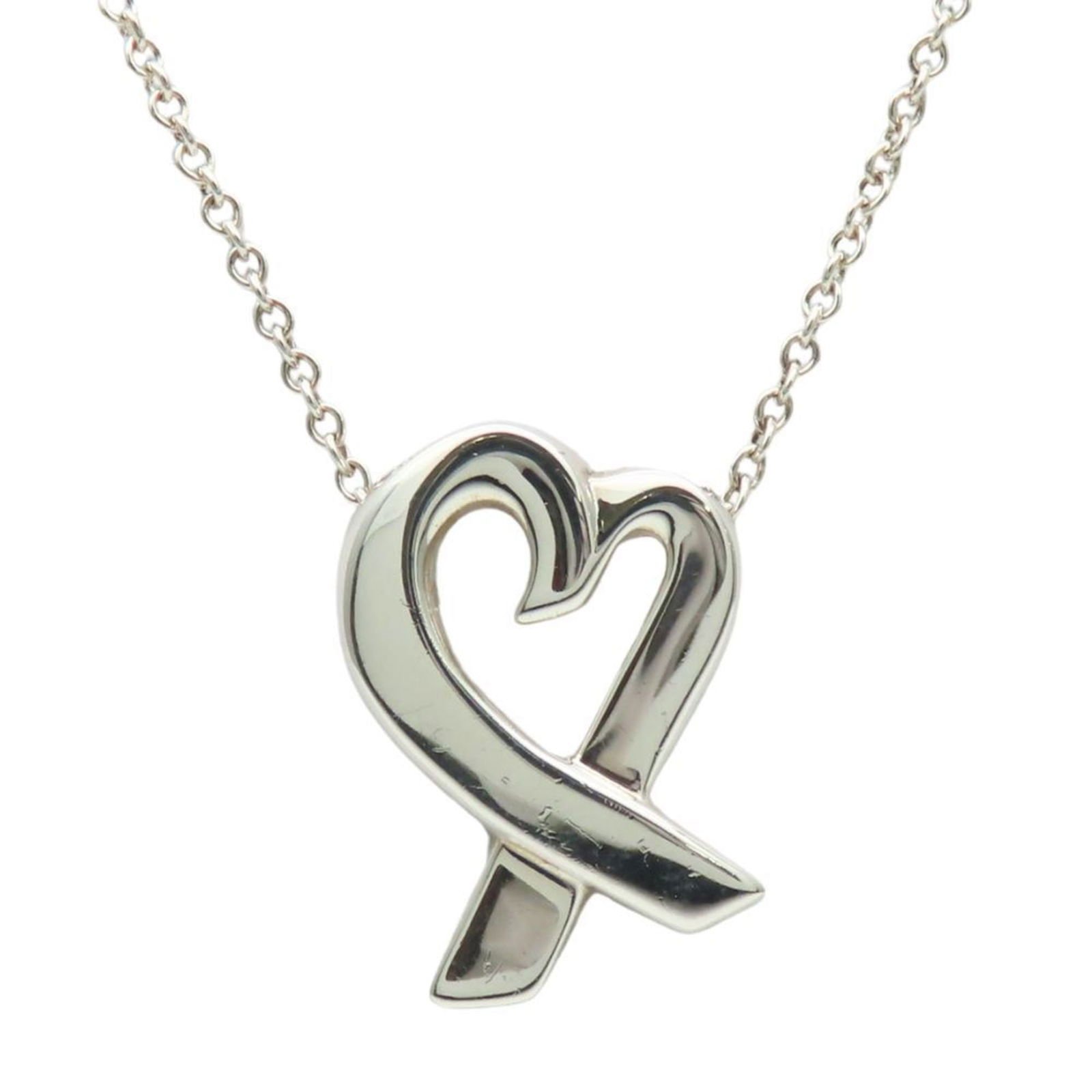 Women's. - Tiffany & Co. Loving Heart Pendant Necklace - SV925 - approximately 2.8g - Silver -: Women's. - Tiffany & Co. Loving Heart Pendant Necklace - SV925 - approximately 2.8g - Silver - Paloma Picasso This listing features Women's. - Tiffany & Co. Loving Heart Pendant Necklace - SV925 -