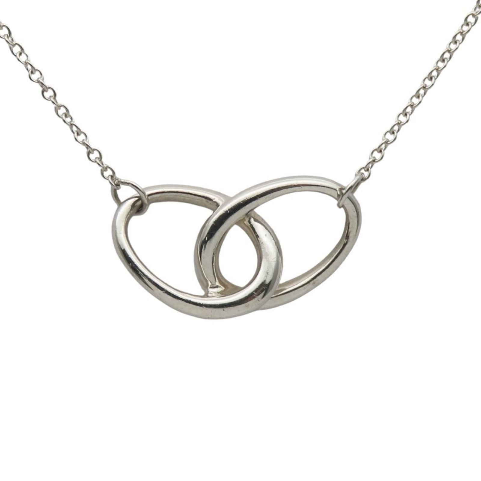 Approx. 2.7g - Tiffany & Co. Elsa Peretti Women's Double Loop Sterling Silver Necklace - SV925: Approx. 2.7g - Tiffany & Co. Elsa Peretti Women's Double Loop Sterling Silver Necklace - SV925 This listing features Approx. 2.7g - Tiffany & Co. Elsa Peretti Women's Double Loop Sterling Silver
