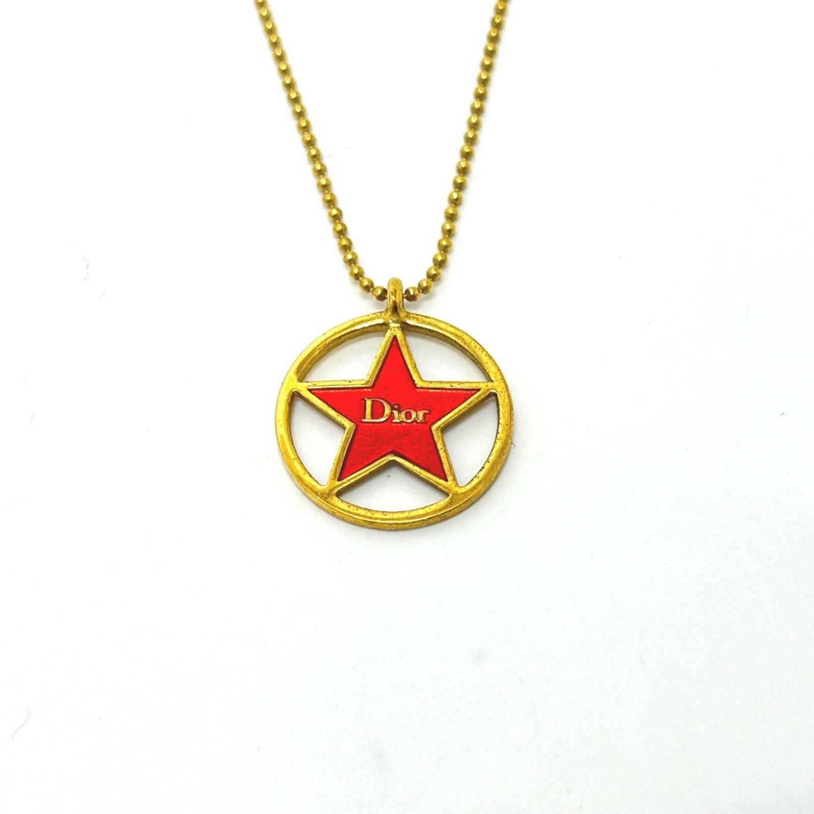 Women's - Christian Dior Circle Star Chain Necklace - Gold: Women's - Christian Dior Circle Star Chain Necklace - Gold This listing features Women's - Christian Dior Circle Star Chain Necklace - Gold. Item specifics are provided below. Item Specifics: Brand: C