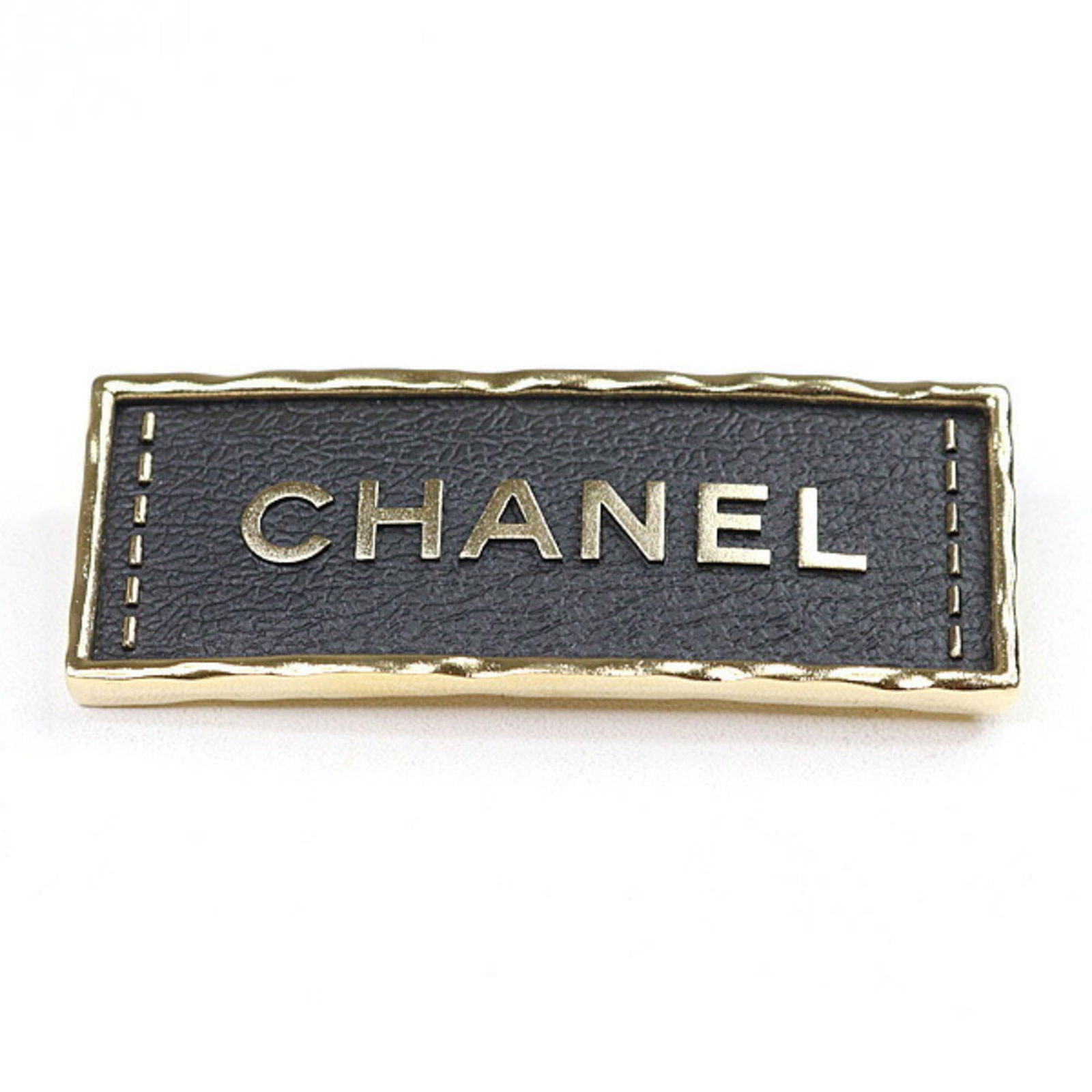 Metal - Chanel Brooch Leather: Metal - Chanel Brooch Leather This listing features Metal - Chanel Brooch Leather. Item specifics are provided below. Item Specifics: Brand: Chanel Type: Brooch Gender: Women Material: Leather,