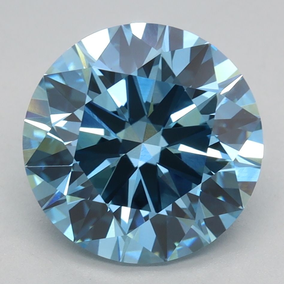 Ideal Loose Lab Diamond - IGI Round 3.09ct Fancy Vivid Blue VVS2: Ideal Loose Lab Diamond - IGI Round 3.09ct Fancy Vivid Blue VVS2 This listing features Ideal Loose Lab Diamond - IGI Round 3.09ct Fancy Vivid Blue VVS2. Item specifics are provided below. Item