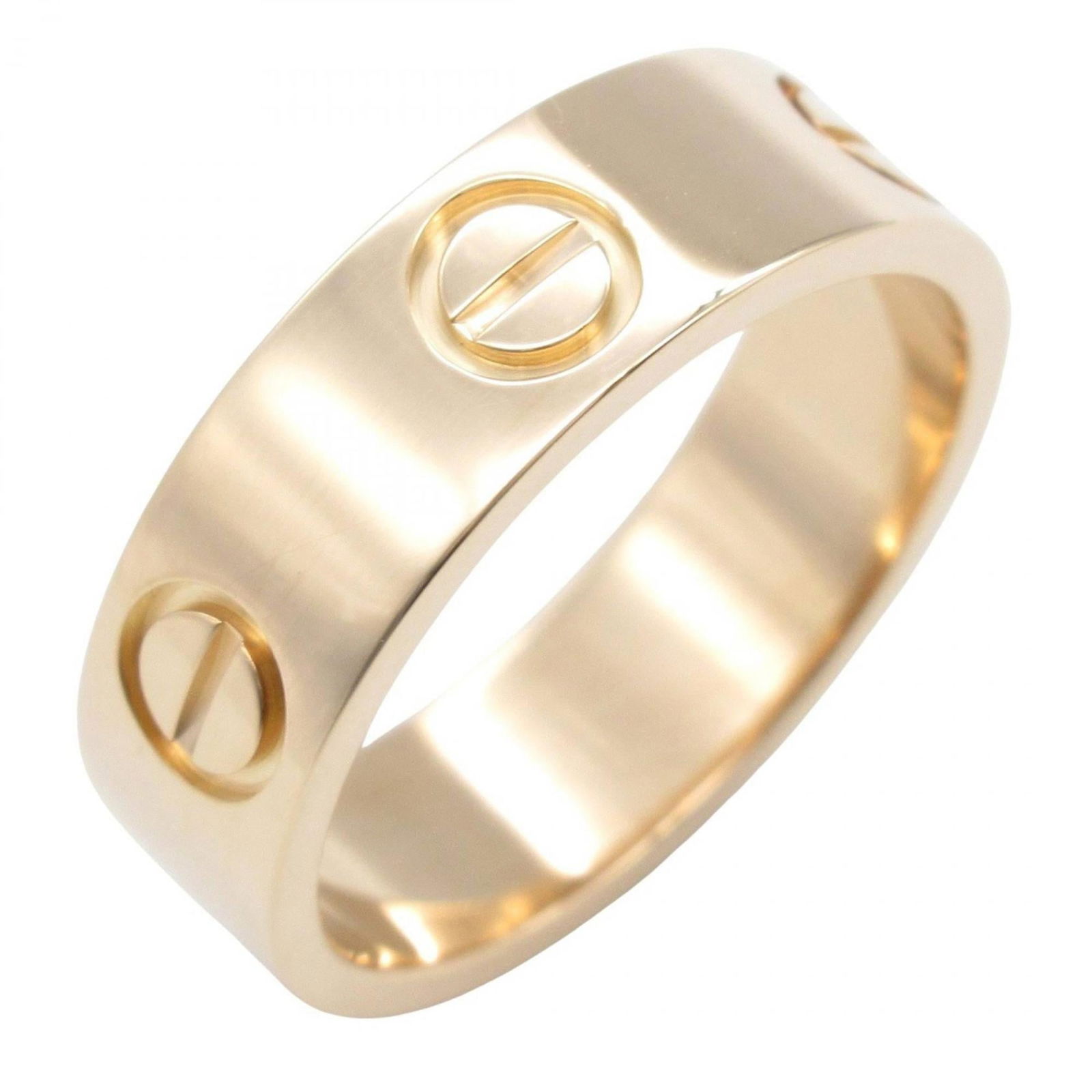 (18K) Cartier Band Ring Pink Gold (1 of 6)