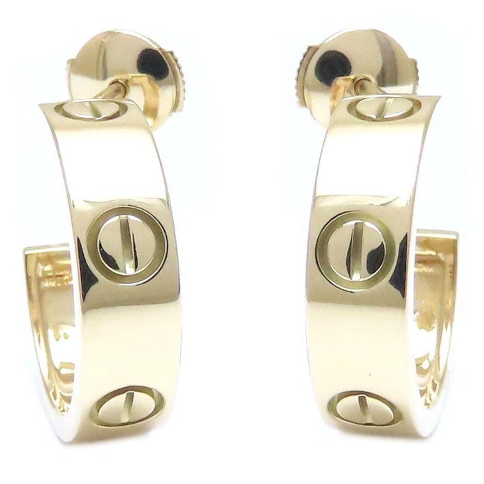 (18K) Cartier Hoop Earrings Yellow Gold: (18K) Cartier Hoop Earrings Yellow Gold This listing features (18K) Cartier Hoop Earrings Yellow Gold. Item specifics are provided below. Item Specifics: Brand: Cartier Type: Hoop Earrings Gender: Wom