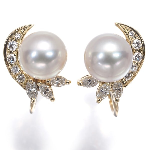 Yg Mikimoto Earrings Akoya Pearl 8.4Mm Diamond 0.24Ct/ 0.24Ct 18K: Yg Mikimoto Earrings Akoya Pearl 8.4Mm Diamond 0.24Ct/ 0.24Ct 18K This listing features Yg Mikimoto Earrings Akoya Pearl 8.4Mm Diamond 0.24Ct/ 0.24Ct 18K. Item specifics are provided below. Item Speci