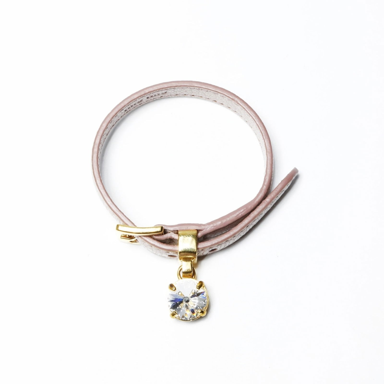 Leather Miu Charm Bracelet - 6