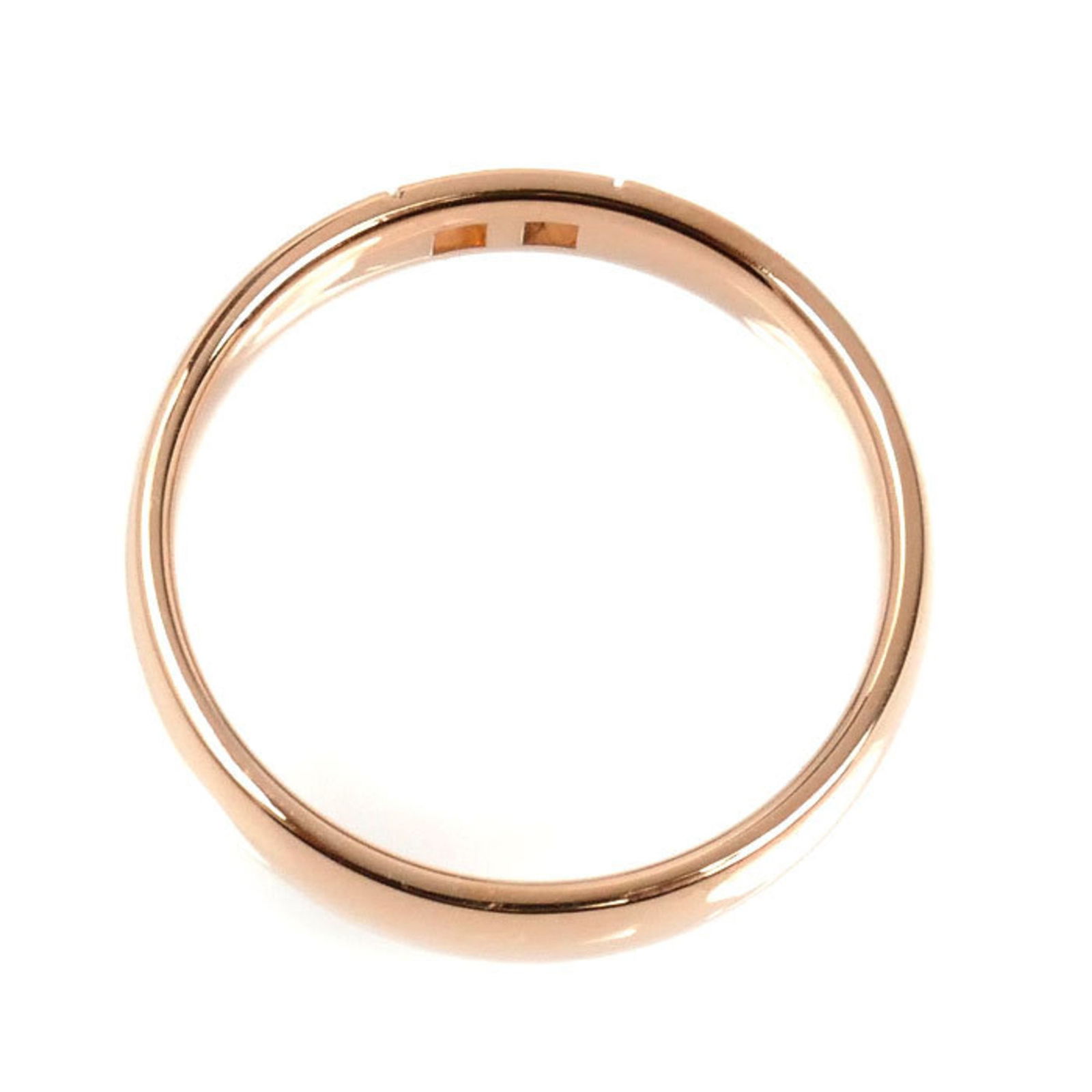(18K) Hermes Band Ring Pink Gold - 4