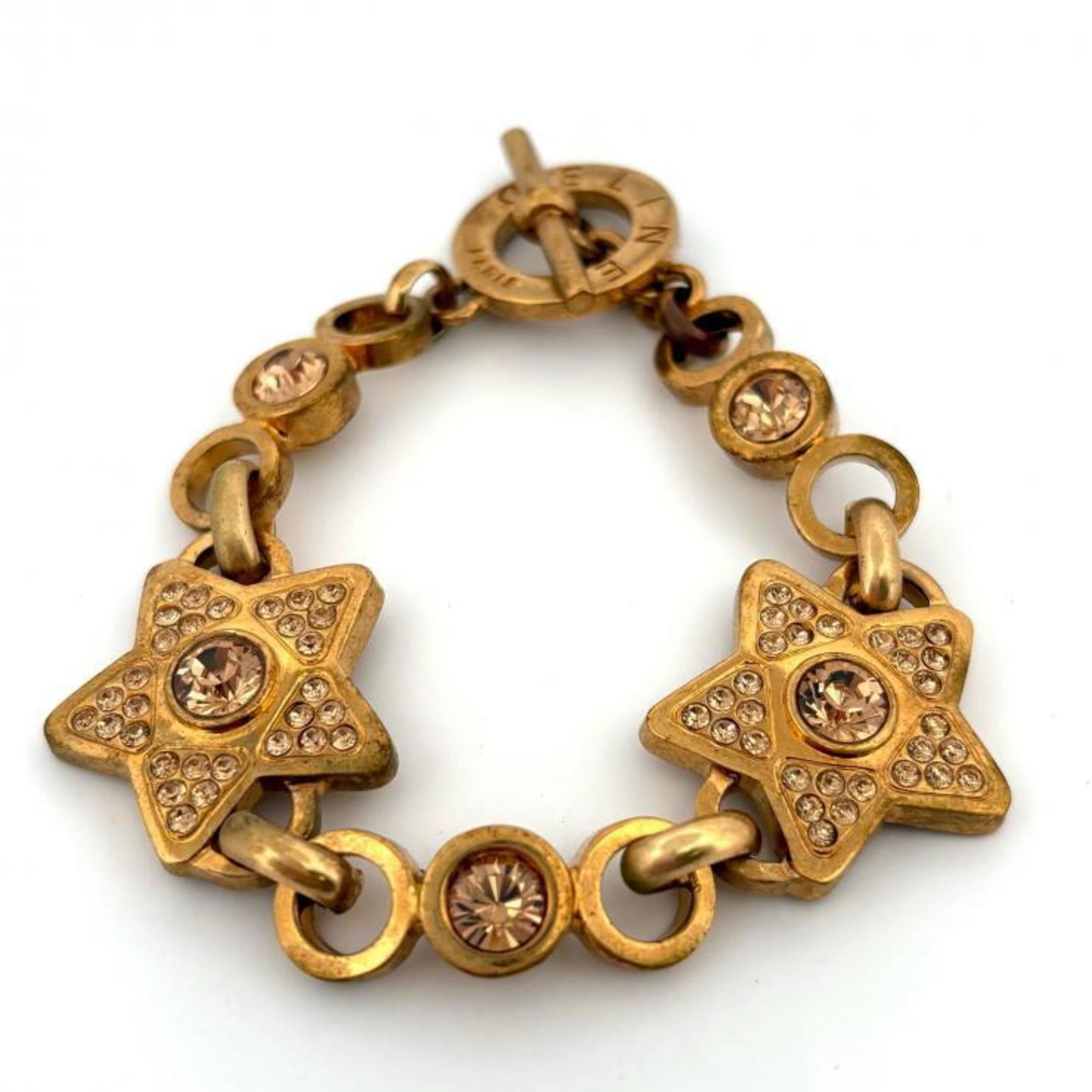 Plating Celine Charm Bracelet Gold (1 of 6)