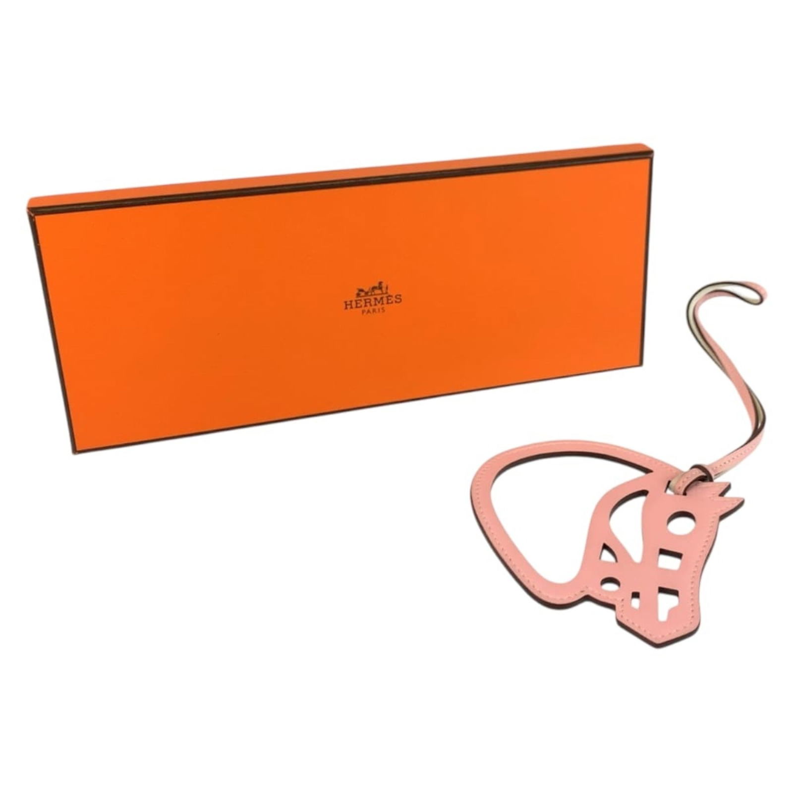 Leather Hermes Handbag Charm - 5