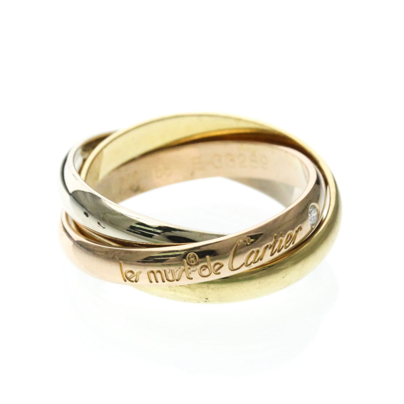 Yellow Gold (18K) - Cartier Band Ring Pink Gold (18K) - White Gold (18K) (1 of 8)