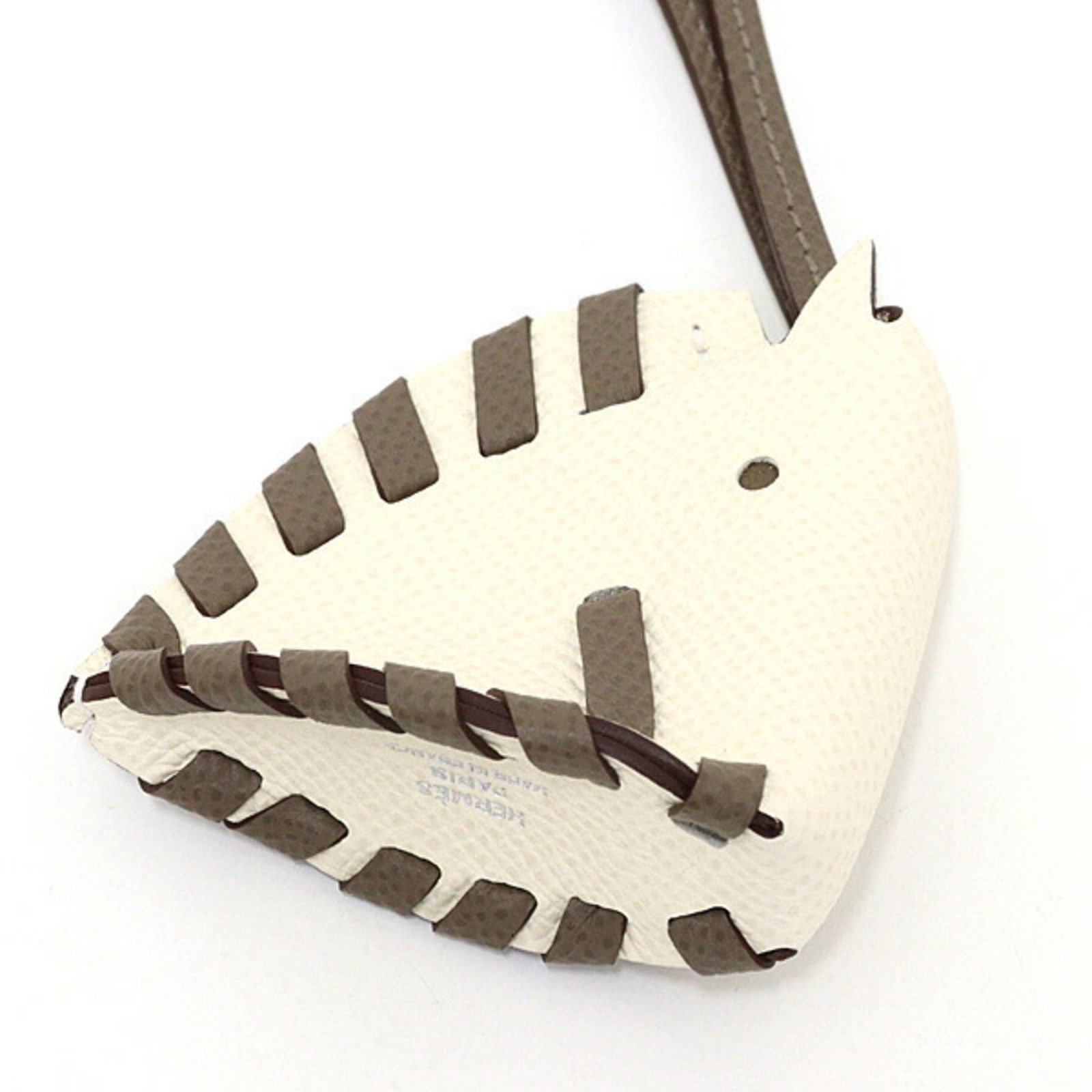 Leather - Hermes Handbag Charm Epsom Leather - 5