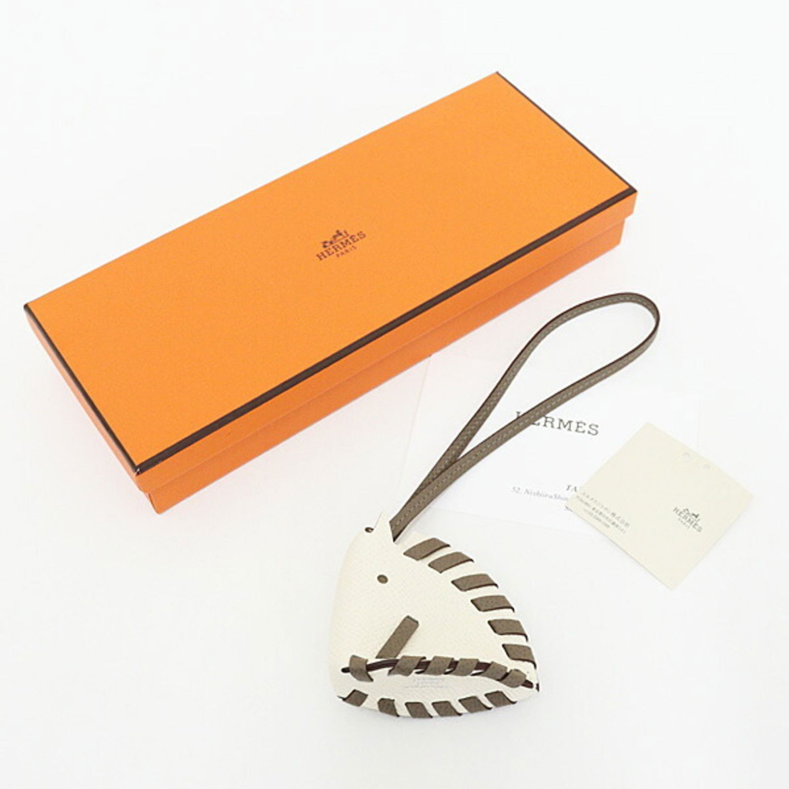 Leather - Hermes Handbag Charm Epsom Leather - 6