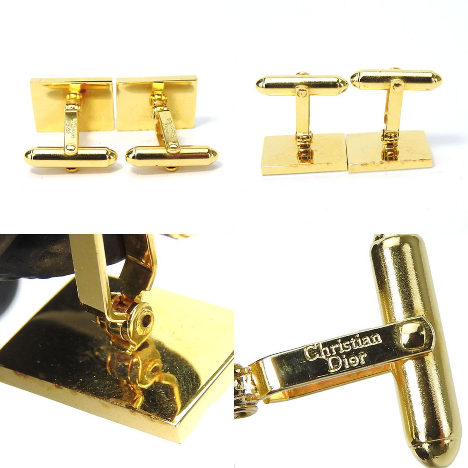 Metal Christian Dior Stud/ Button - 4