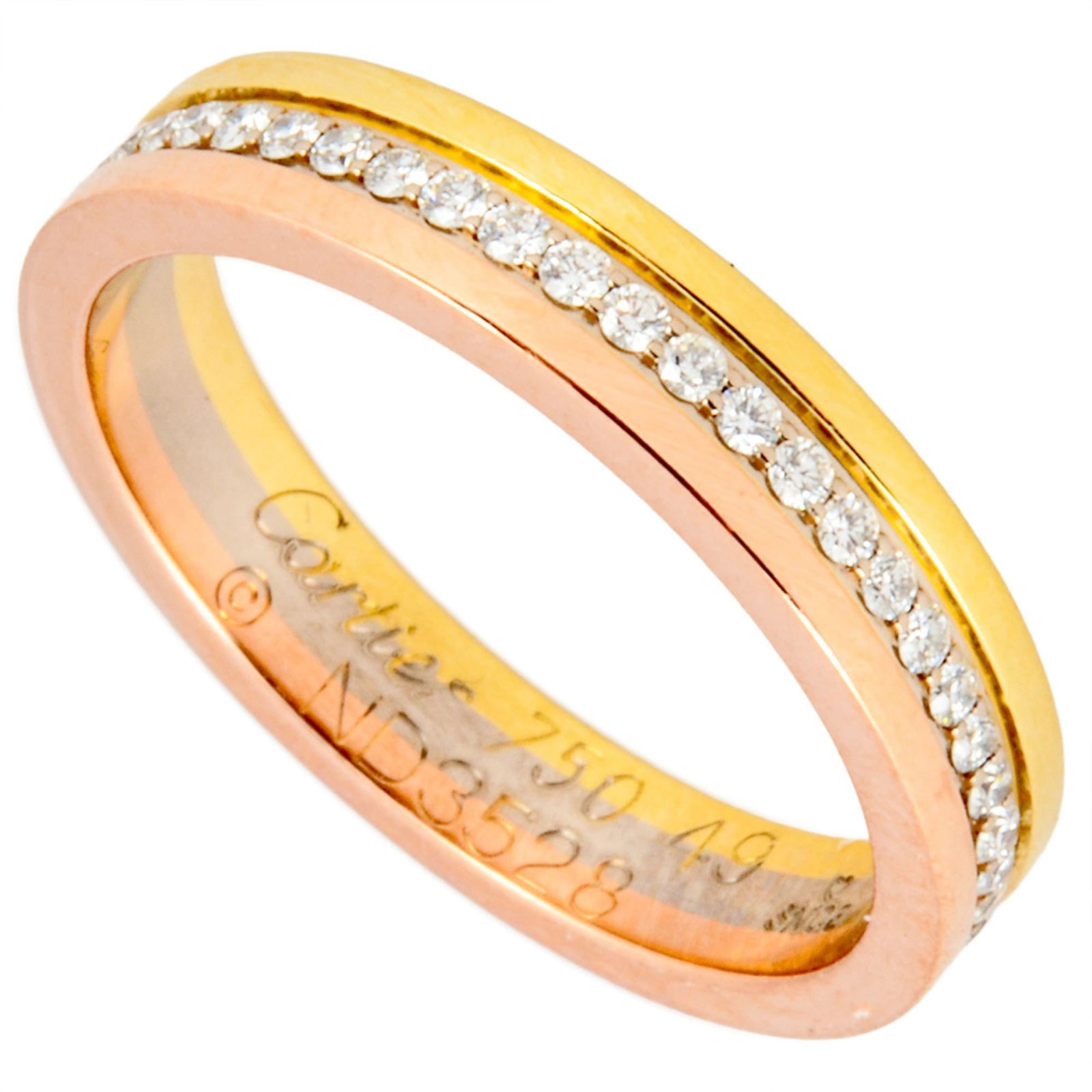 (18K) Cartier Band Ring Gold (1 of 5)