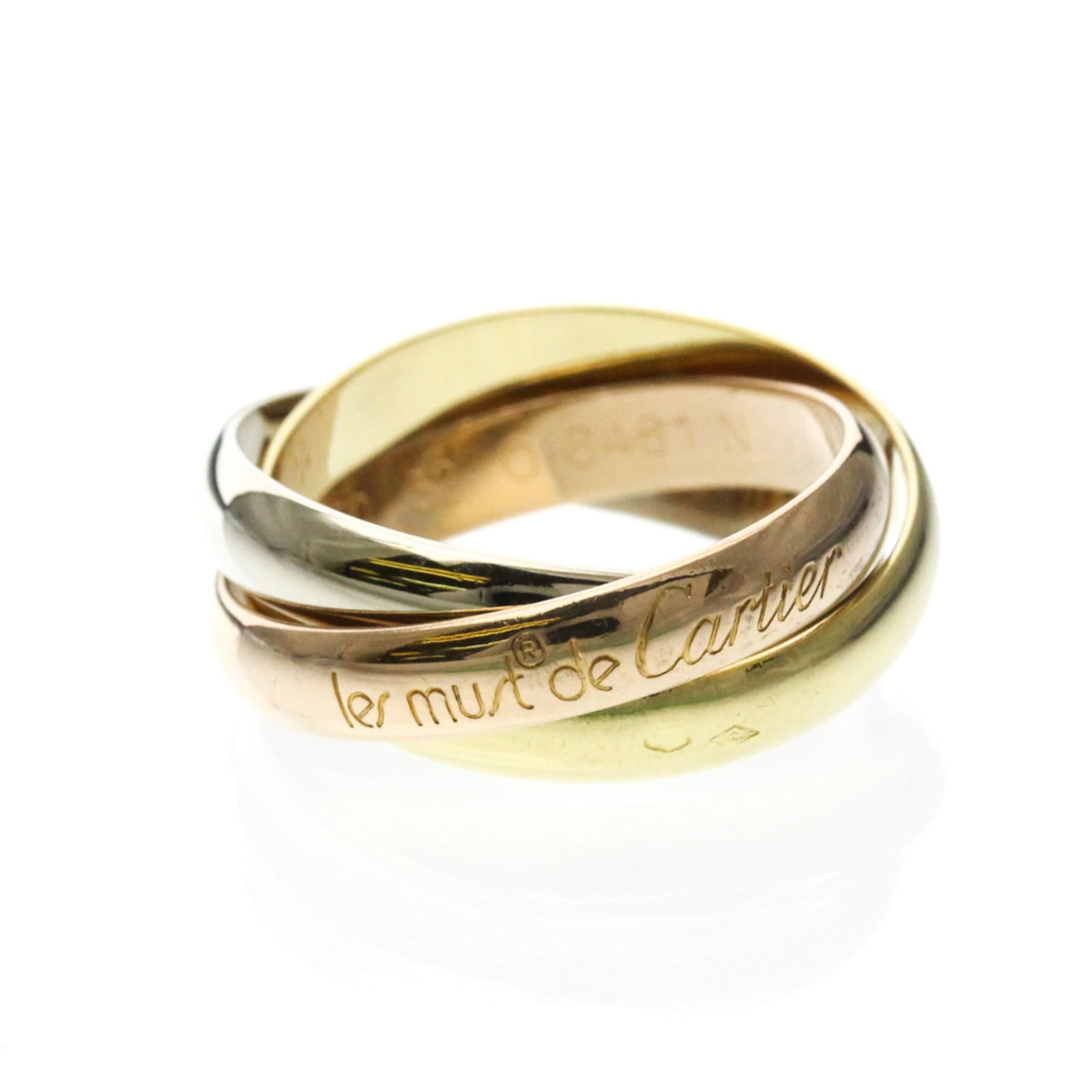 Yellow Gold (18K) - Cartier Band Ring Pink Gold (18K) - White Gold (18K) (1 of 8)