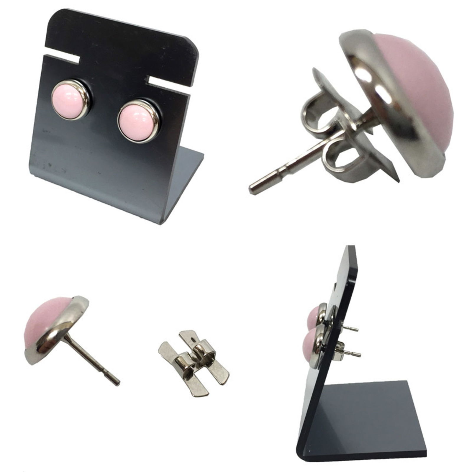 Brass Hermes Stud Earrings - 2