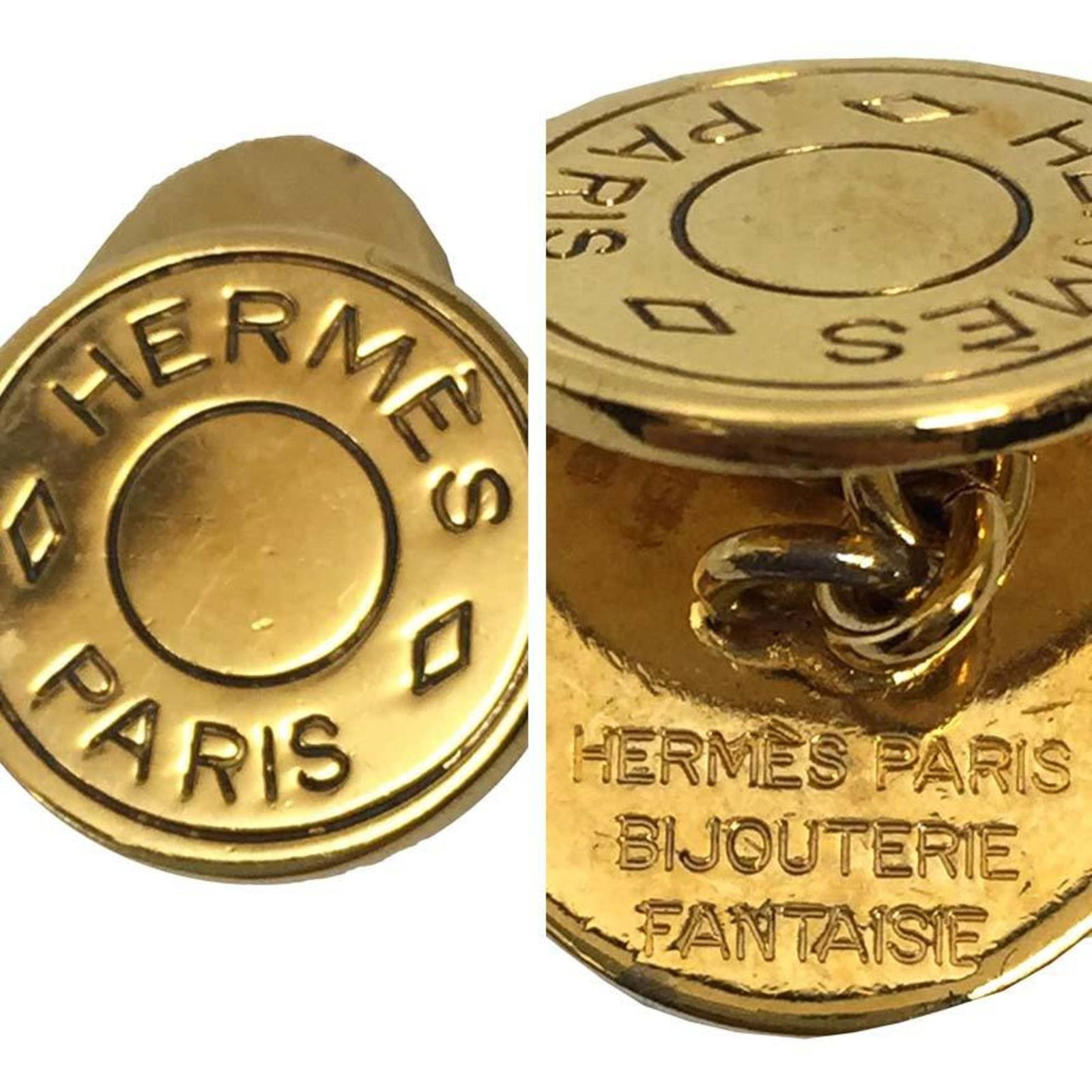 Brass Hermes Cufflinks - 3